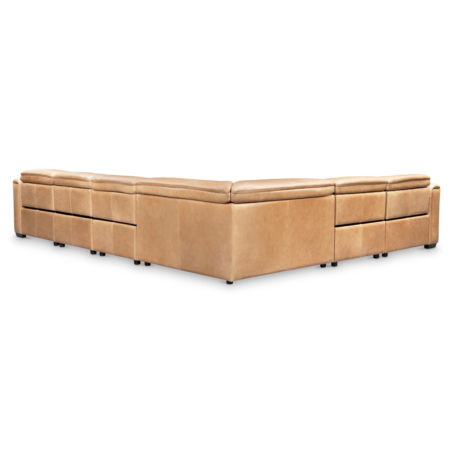 Bernhardt Living Billings Leather Power Motion Sectional Sofa