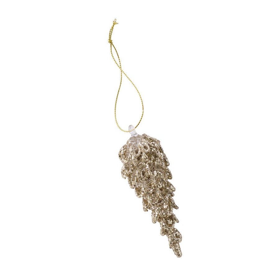 Twinkling Pinecone Ornament Set of 6