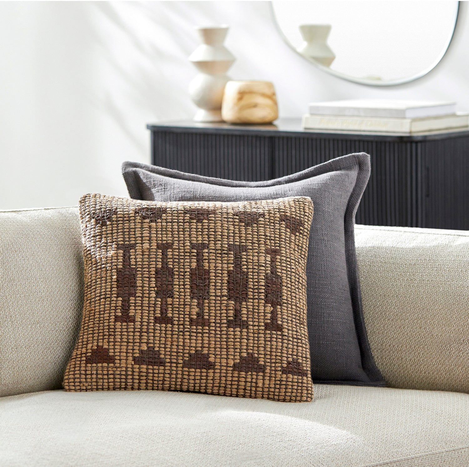 Twareg Latch Throw Pillow