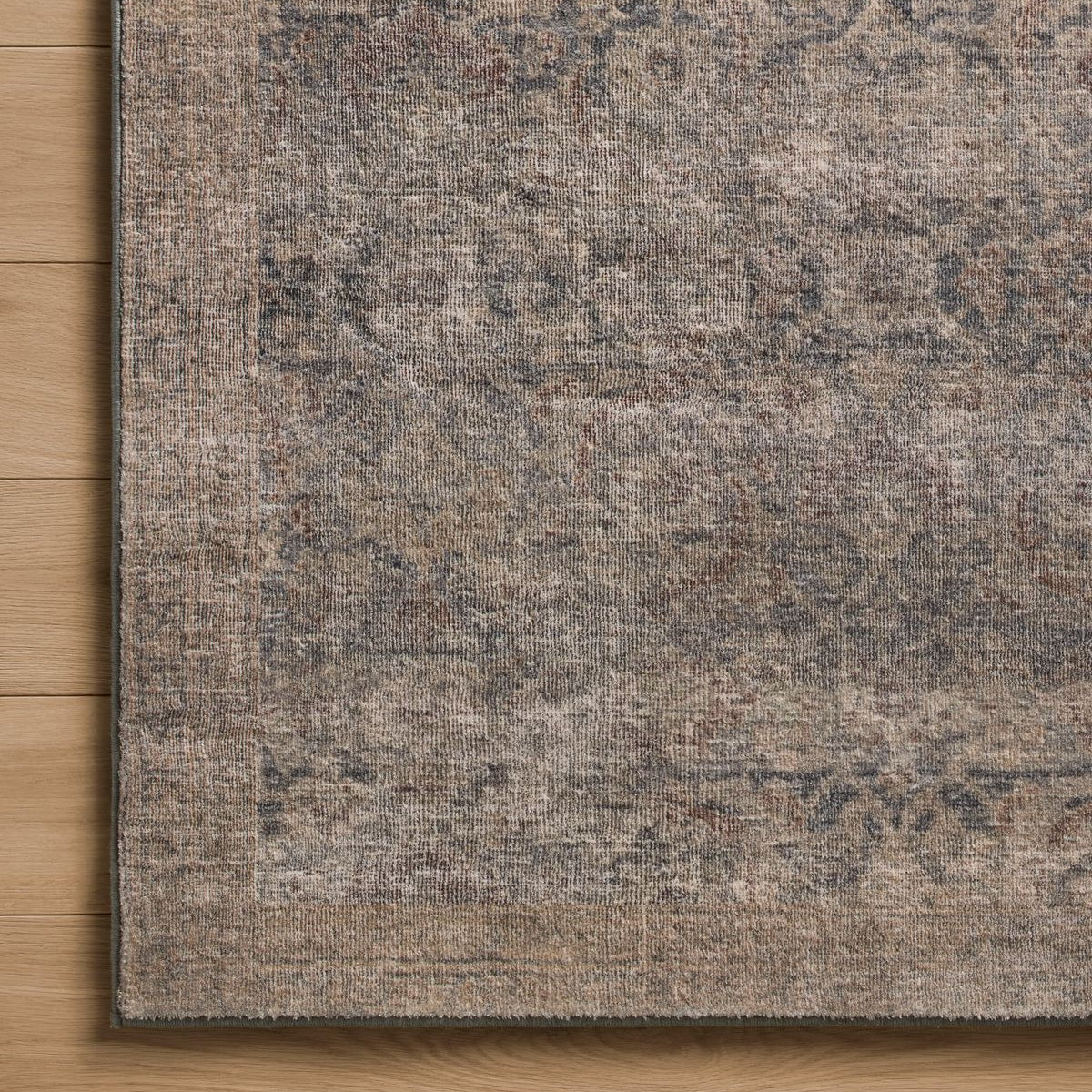 Loloi Margot Lagoon / Taupe Power Loomed Rug
