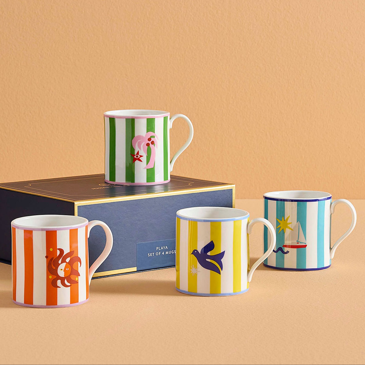 Jonathan Adler Playa Mug Set