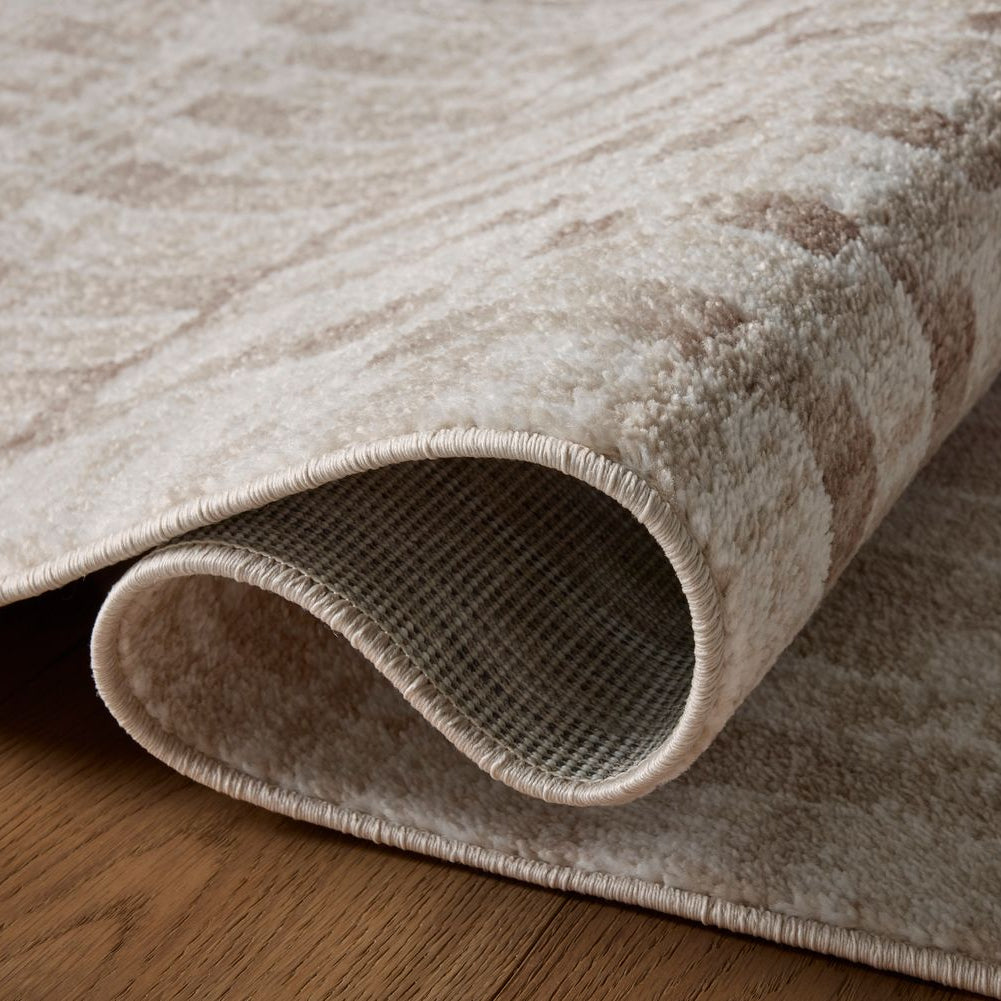 Loloi Lune Ivory / Mushroom Power Loomed Rug