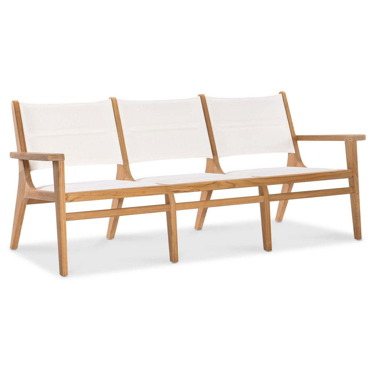 Margaritaville Harbor Outdoor Sofa in Medium Wood, primary product view
