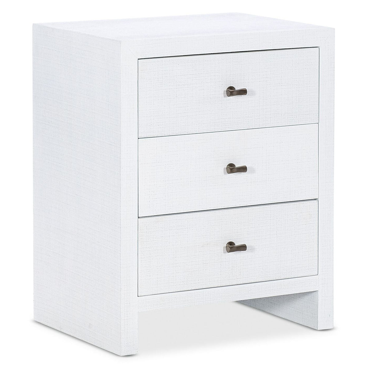 Margaritaville Sailmaker Nightstand in White Painted Linen, primary product view
