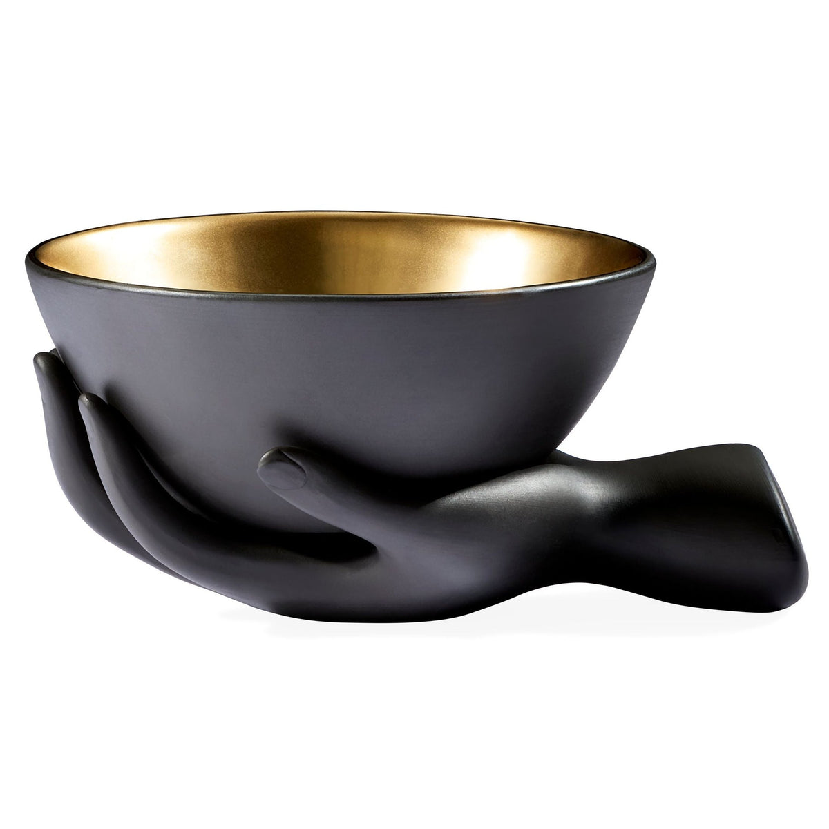 Jonathan Adler Eve Accent Bowl, Black Porcelain