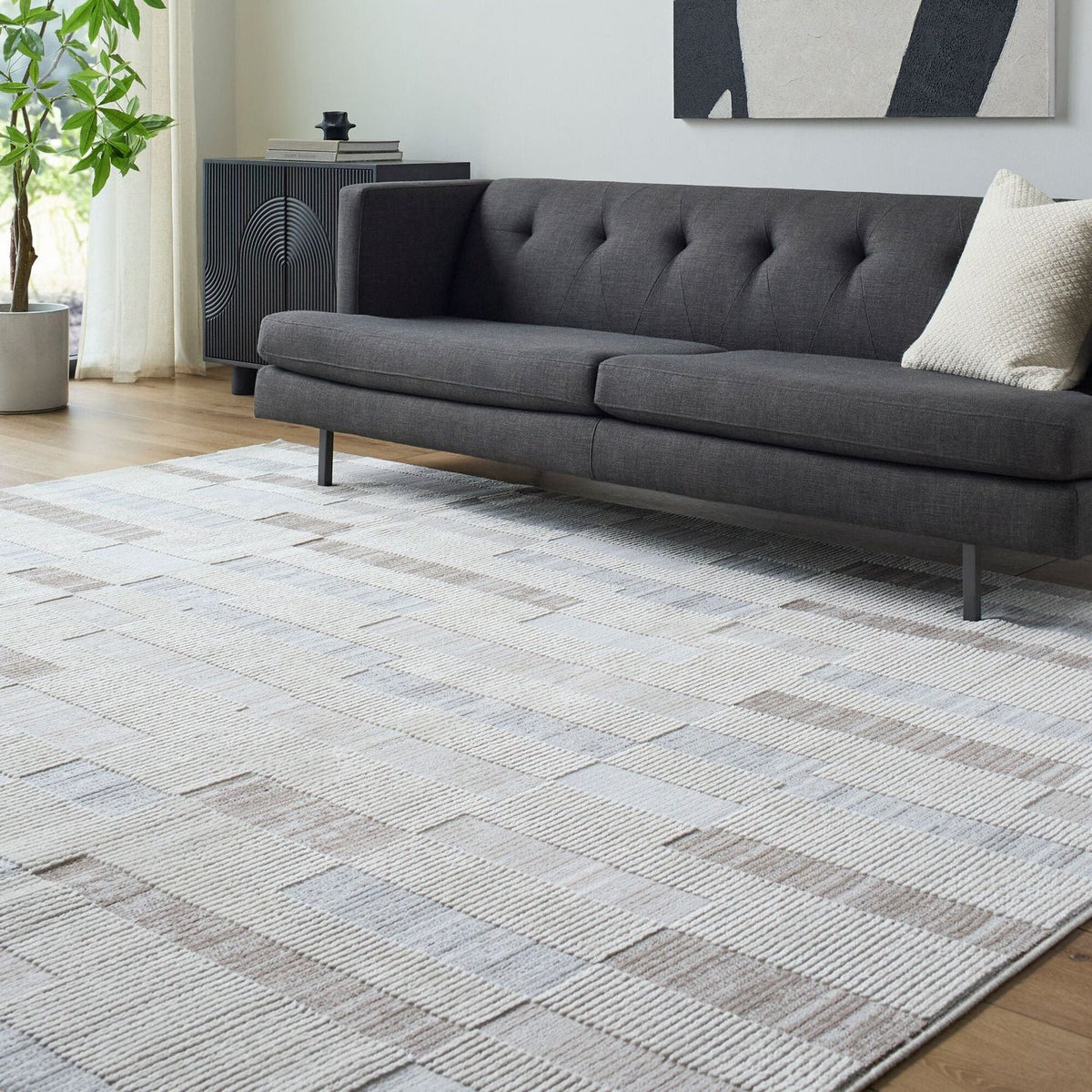 Livabliss Siyah SIY-2318 Machine Woven Rug