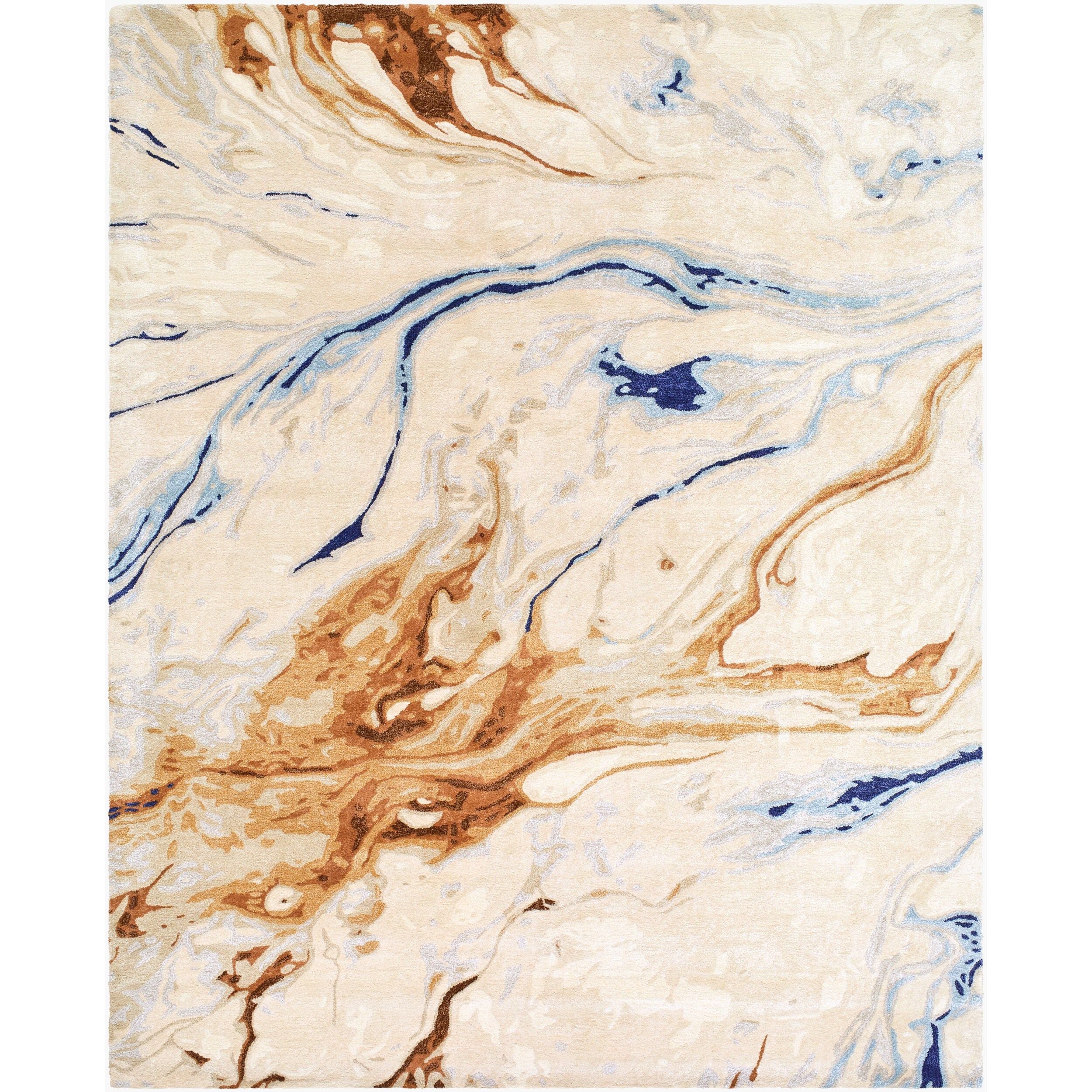Surya Kavita KVT-2312 Hand Tufted Rug made from a viscose-and-wool blend