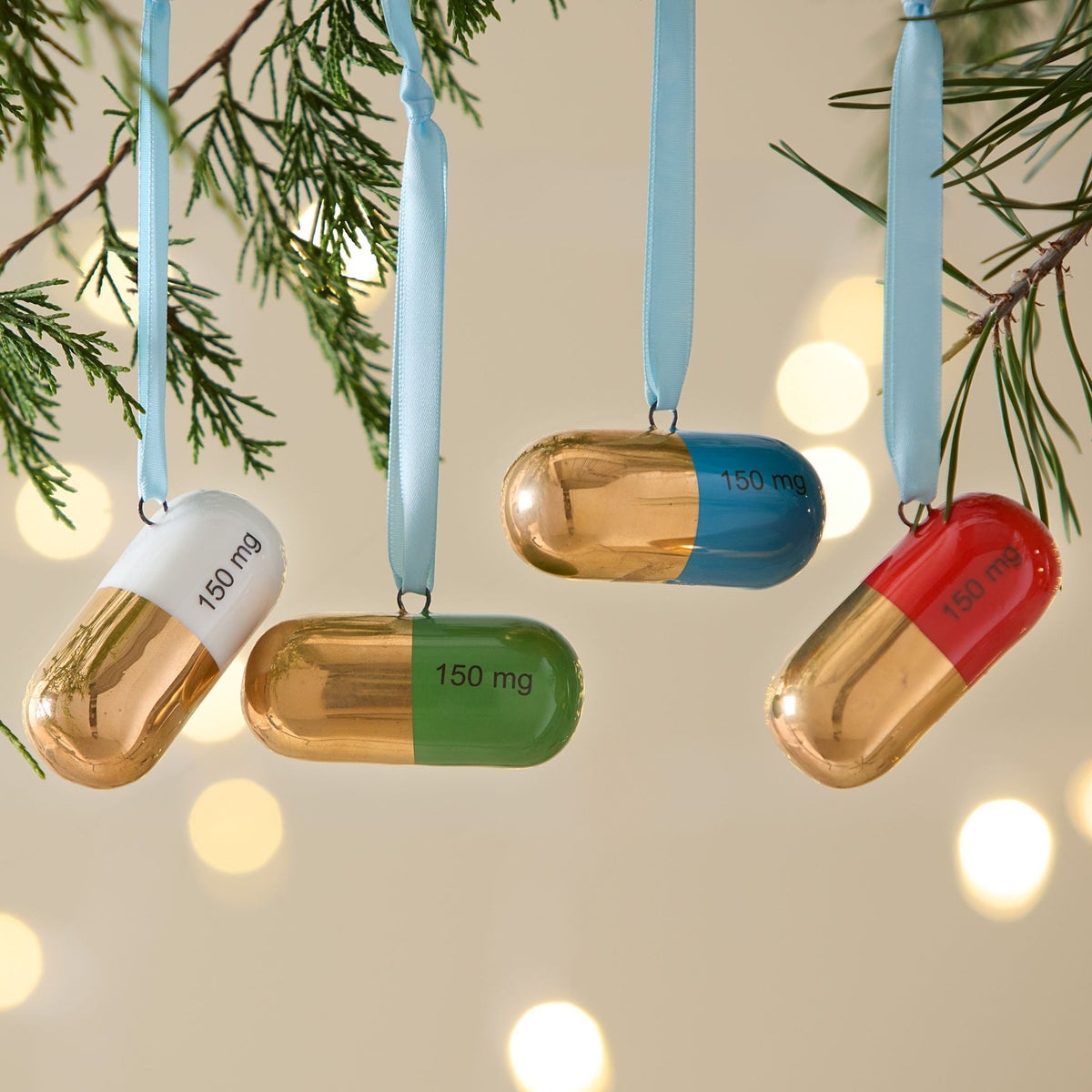 Jonathan Adler Full Dose Gold Ornament Set
