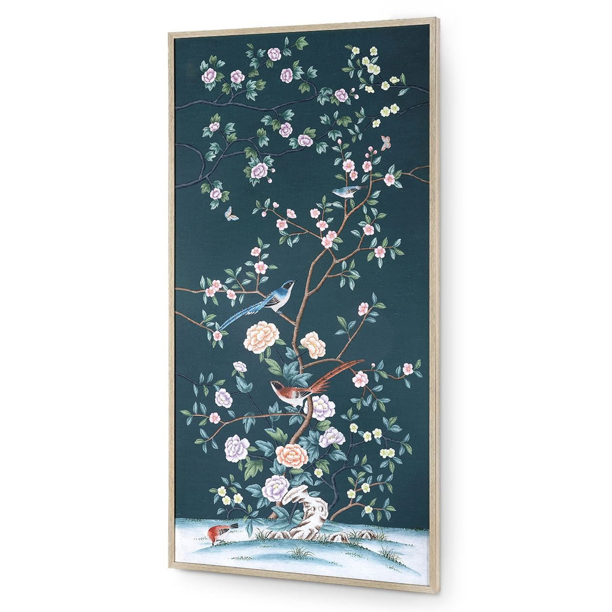 Villa and House Verdant Canopy Framed Silk Panel