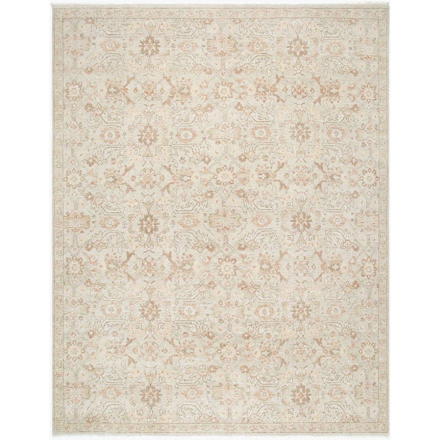 Surya Anelka ANK-2306 Hand Knotted Rug in pure wool, Ivory, Sandstone, Taupe, Beige