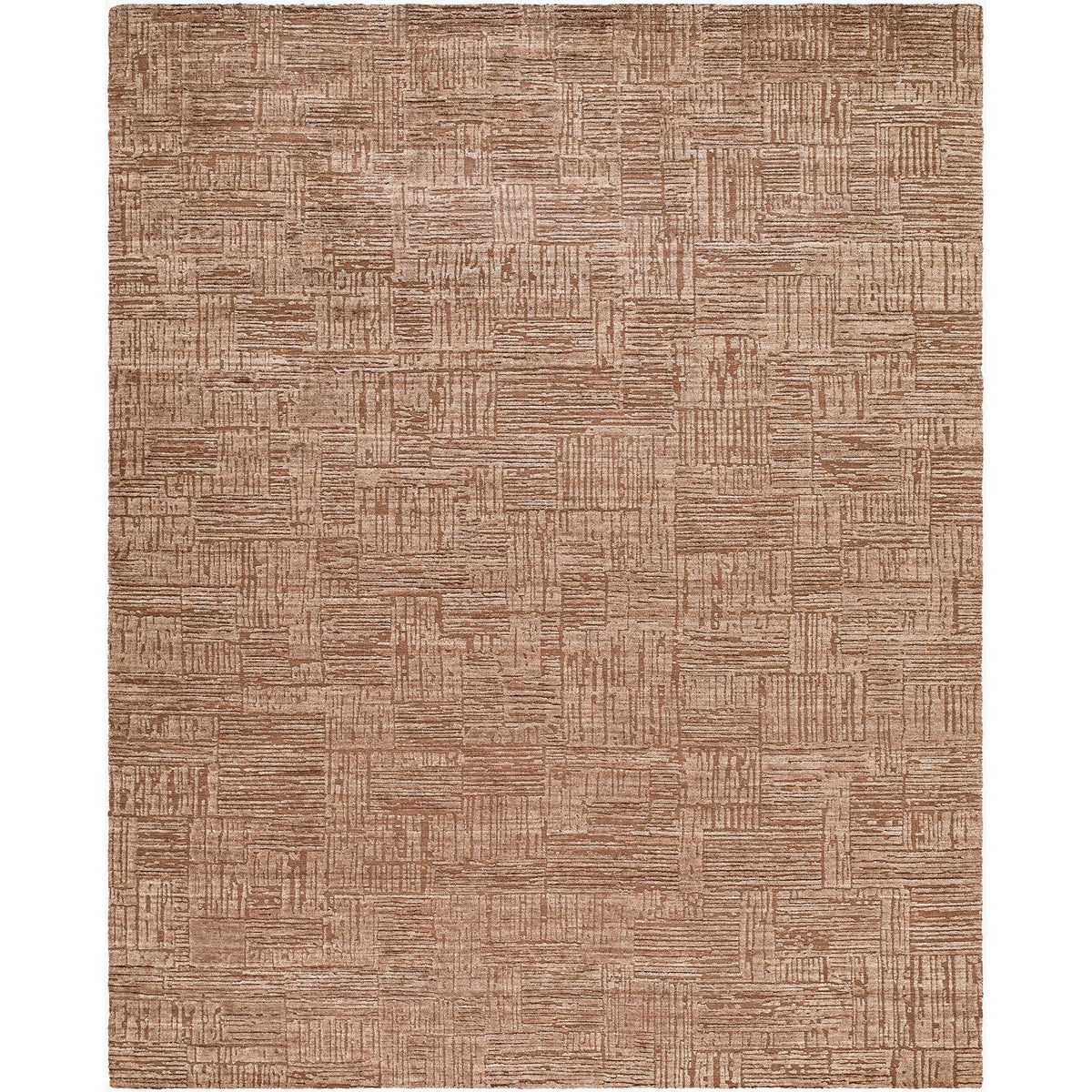 Surya Dilber DBR-2305 Hand Loomed Rug in chestnut, sandstone and taupe