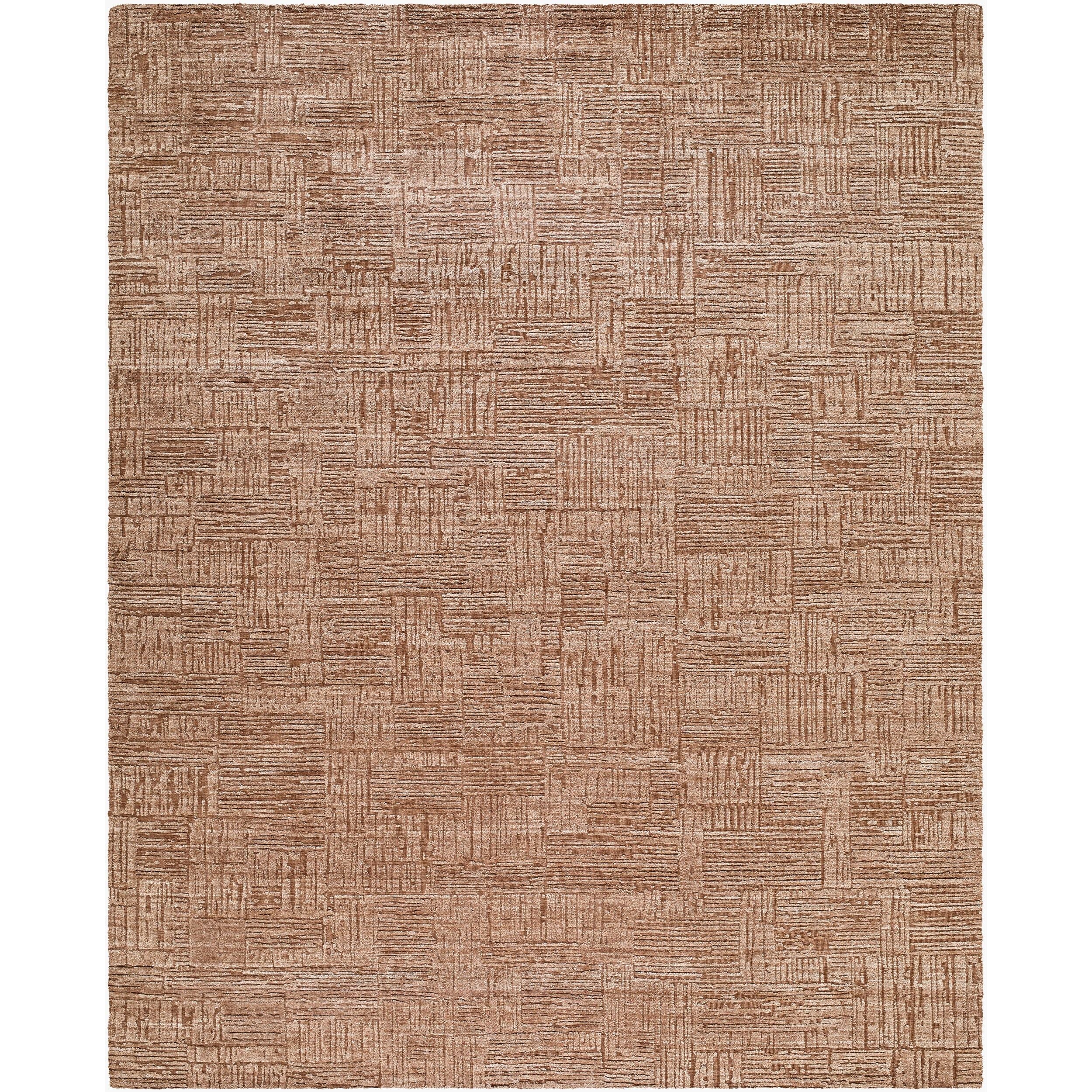 Surya Dilber DBR-2305 Hand Loomed Rug in chestnut, sandstone and taupe