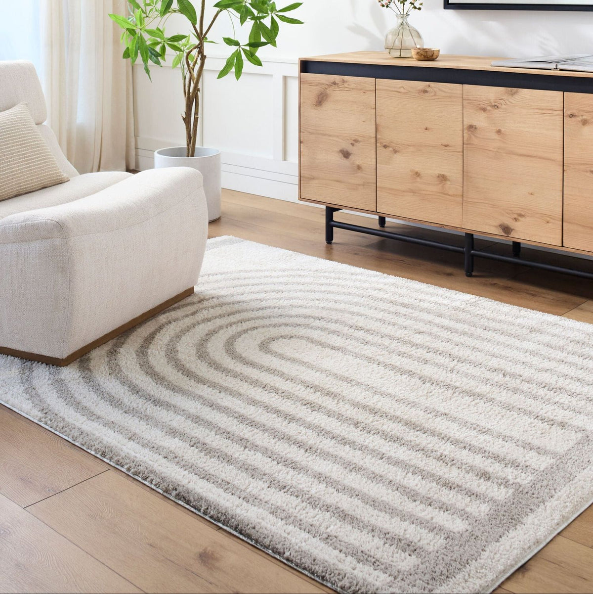 Livabliss Fossay Shag FSG-2313 Machine Woven Rug