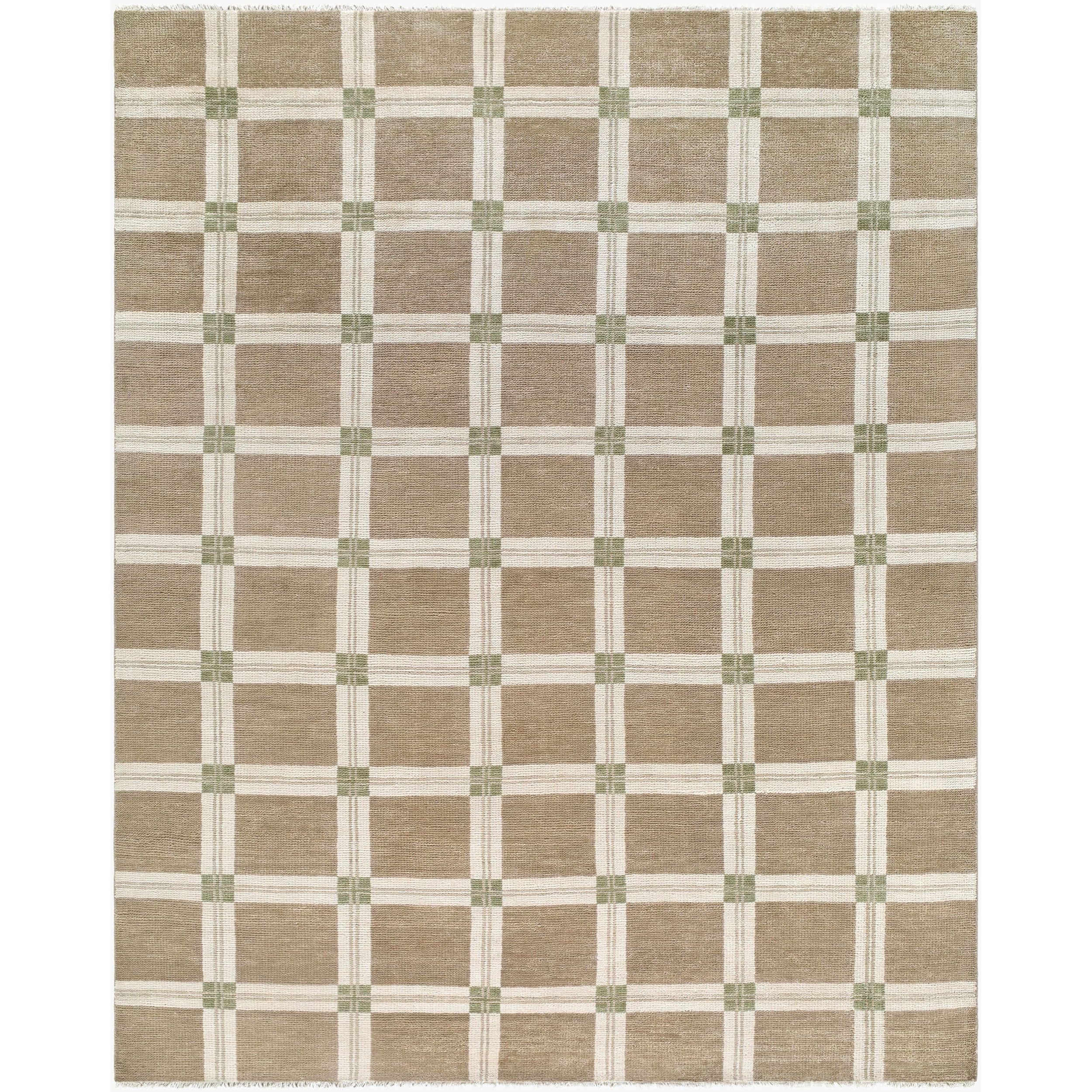 Detail of the Surya Riviera RIV-2308 Hand Knotted Rug hand knotted rug weave
