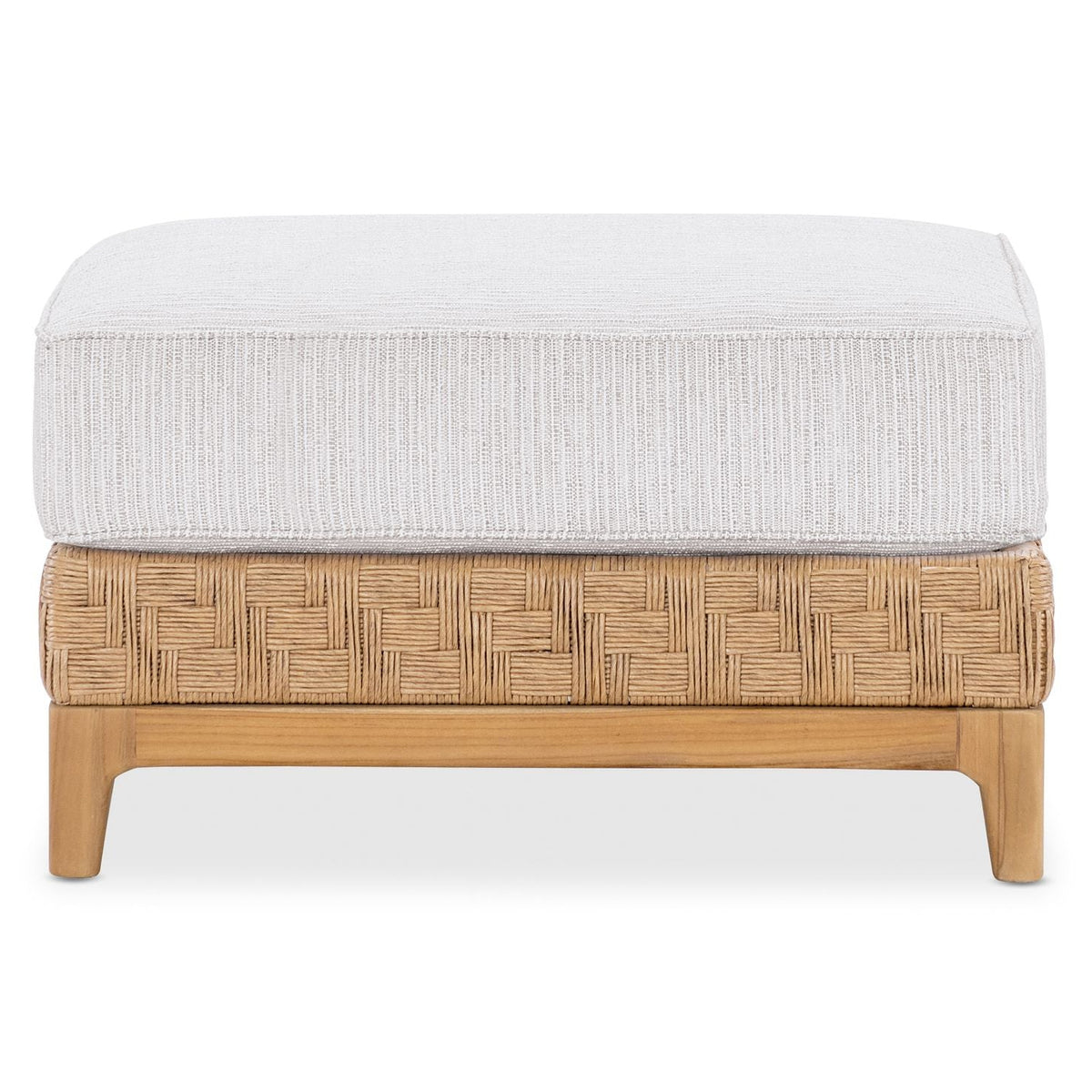 Margaritaville Catalina Outdoor Ottoman in Poros Dune