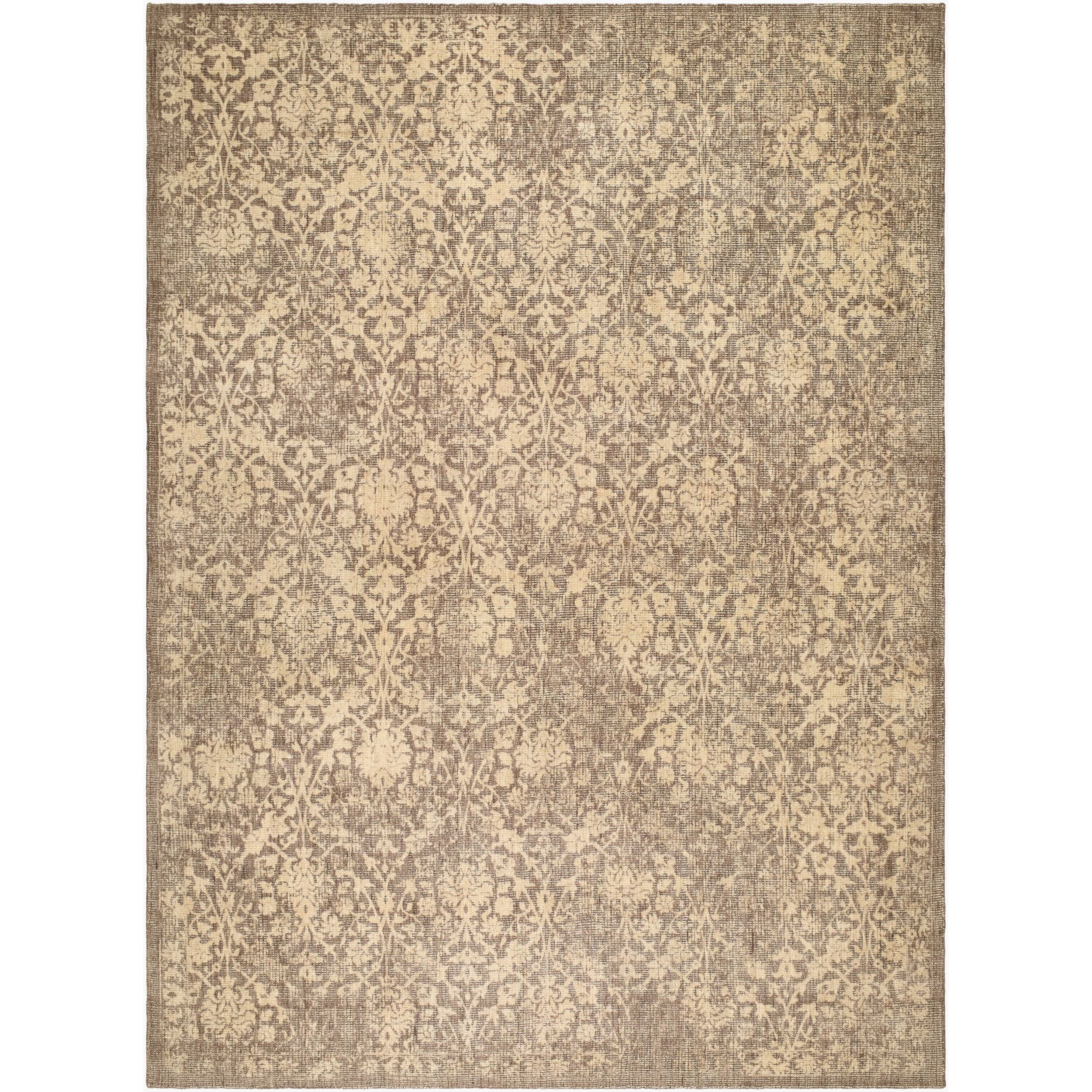 Surya Wisconsin WCN-2304 Hand Loomed Rug in taupe, beige and cream