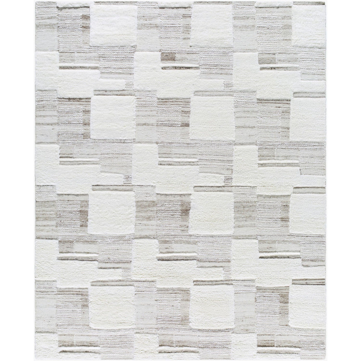 Surya Sardis Hand Woven Rug in ivory, beige, taupe and cream