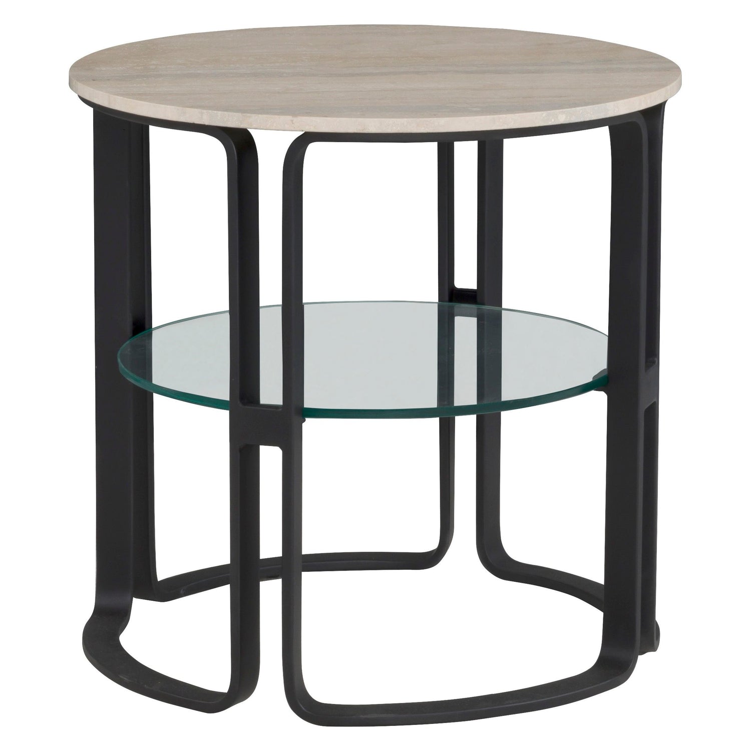 Fairfield Chair Peyton End Table Set of 2 in Travertine