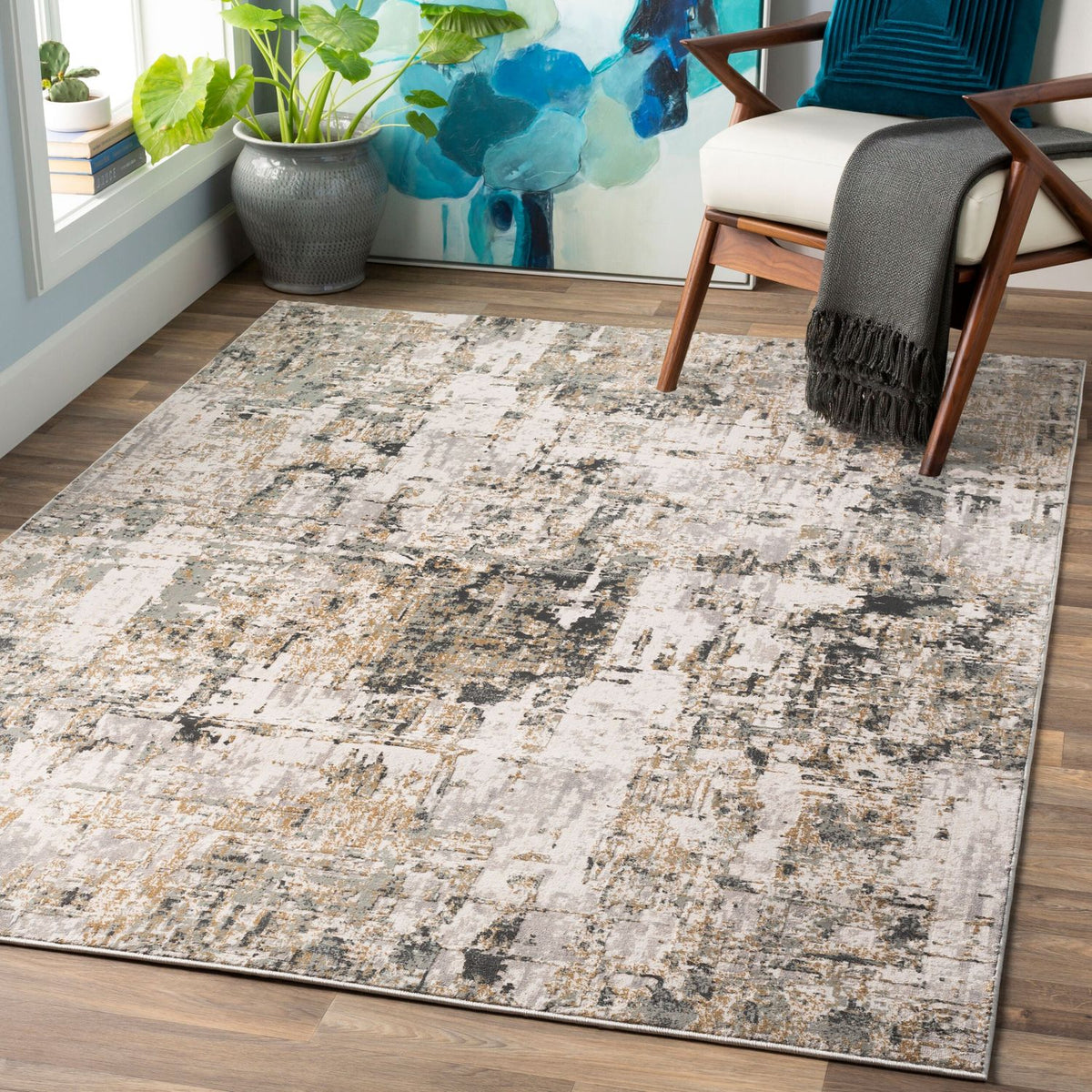 Livabliss Quatro Machine Woven Rug