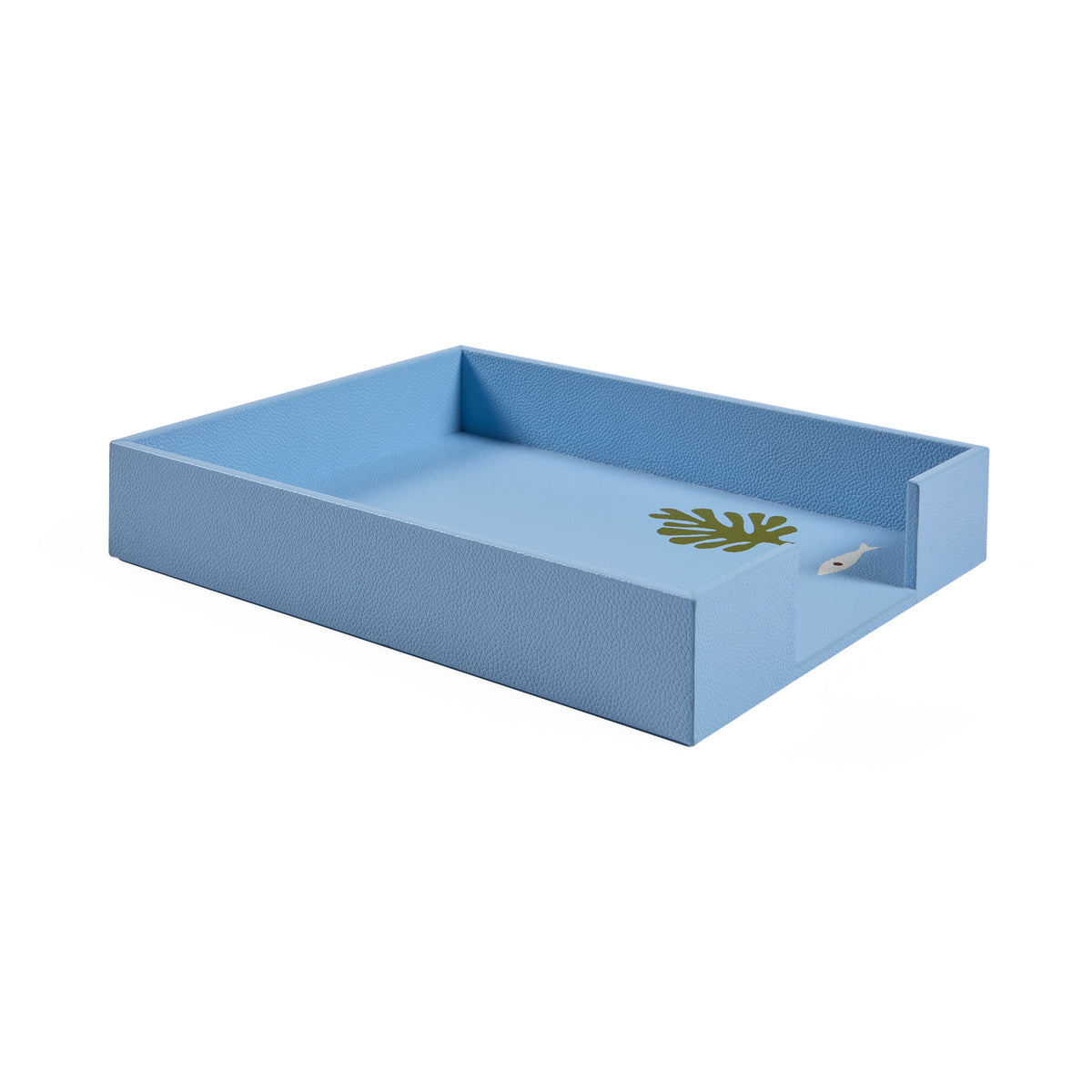 Jonathan Adler Playa Leather Letter Tray