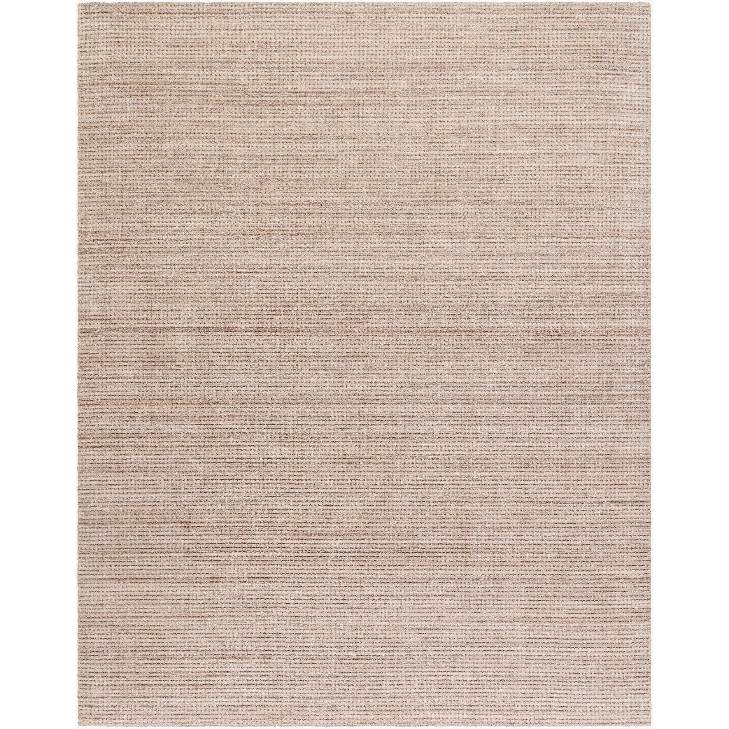 Surya Boston BBT-2303 Hand Loomed Rug shown flat displaying its beige hand loomed design