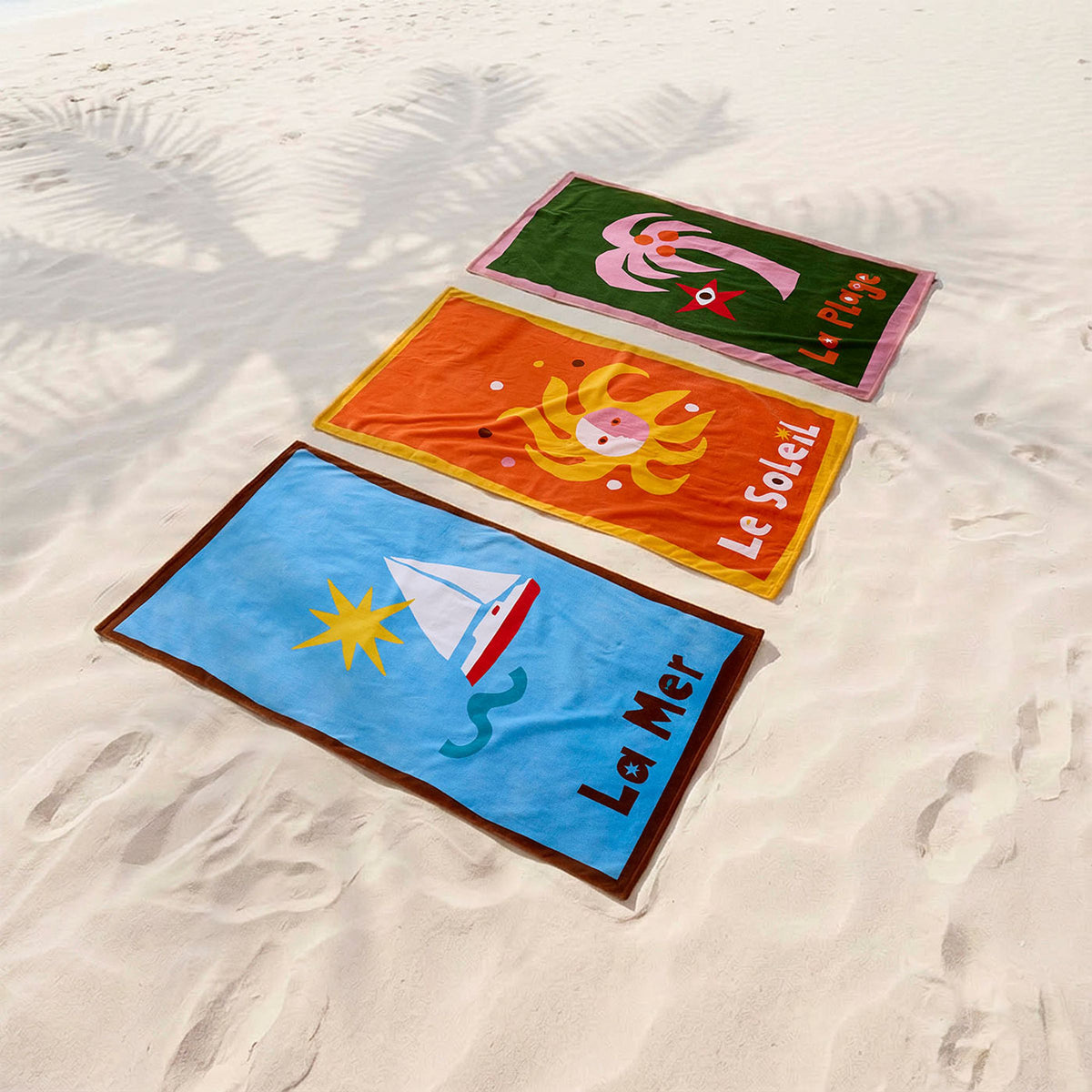 Jonathan Adler Playa Le Soleil Beach Towel