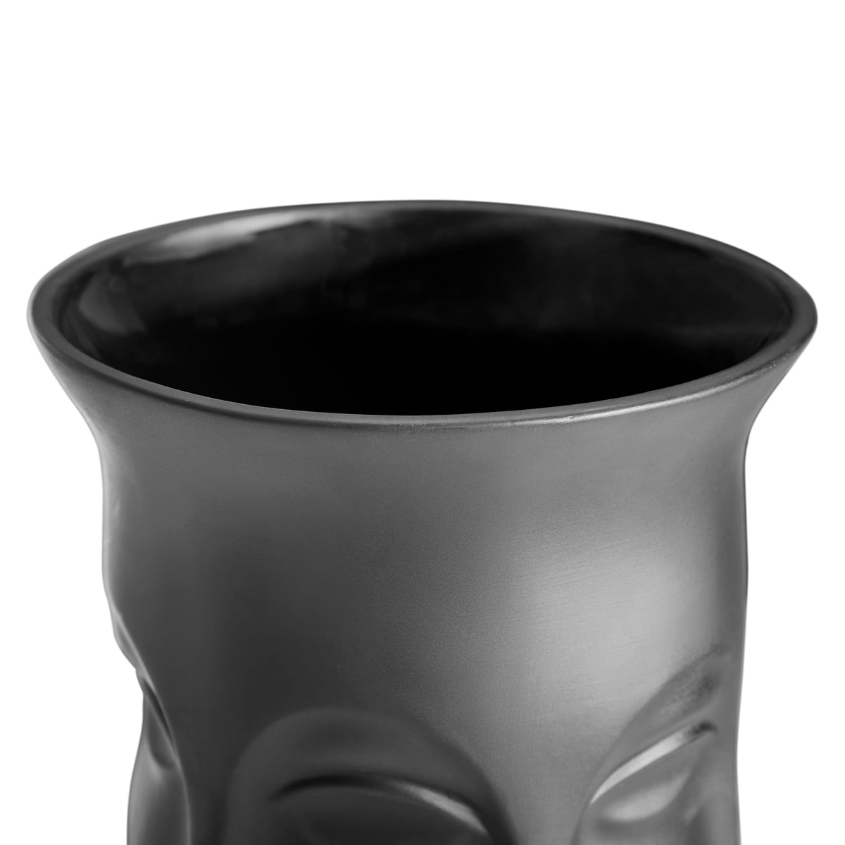 Jonathan Adler Dora Maar Urn, Black Porcelain
