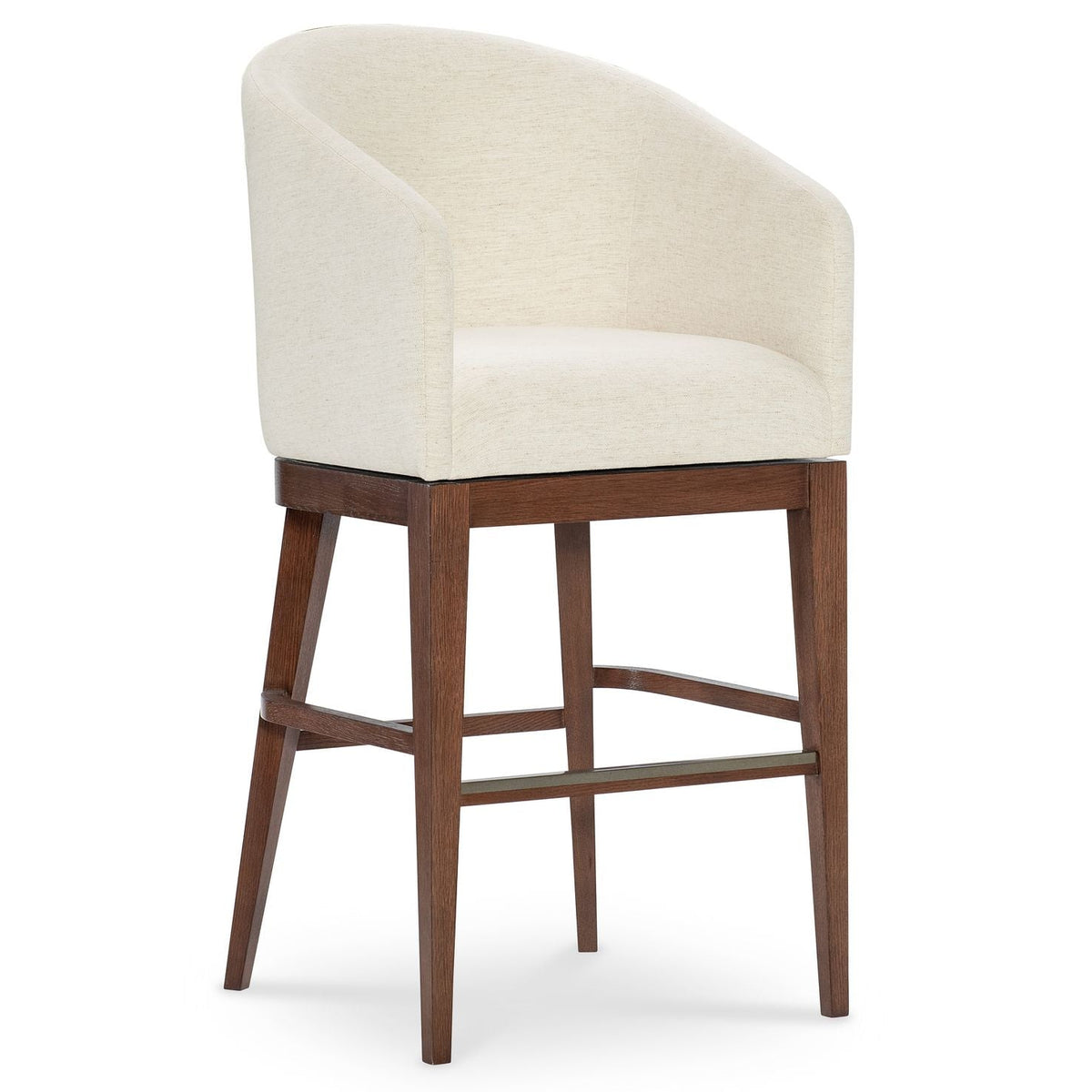 Margaritaville Sailor's Rest Bar Chair in dark wood with champagne metal, primary product view
