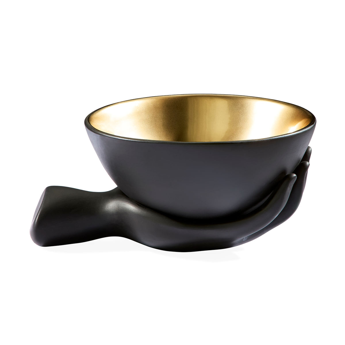 Jonathan Adler Eve Accent Bowl, Black Porcelain