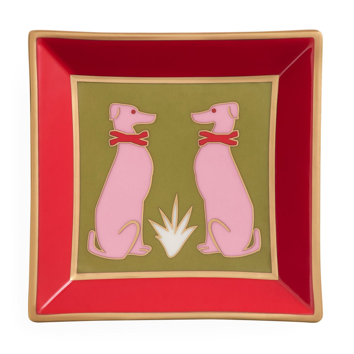 Jonathan Adler Playa Greyhounds Square Tray