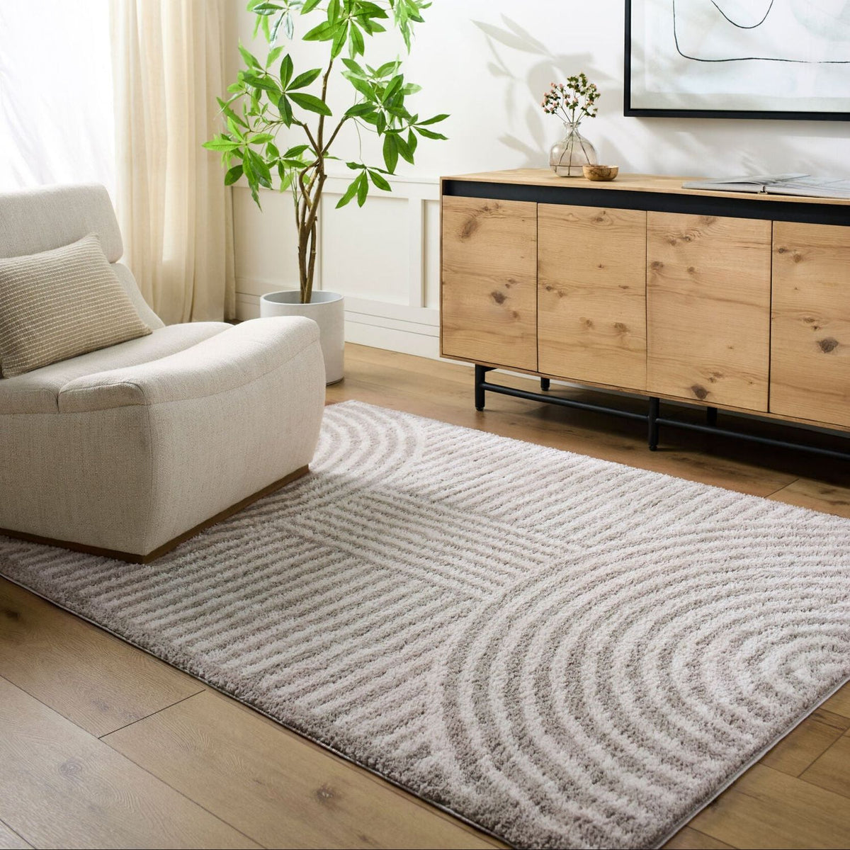 Livabliss Fossay Shag FSG-2335 Machine Woven Rug