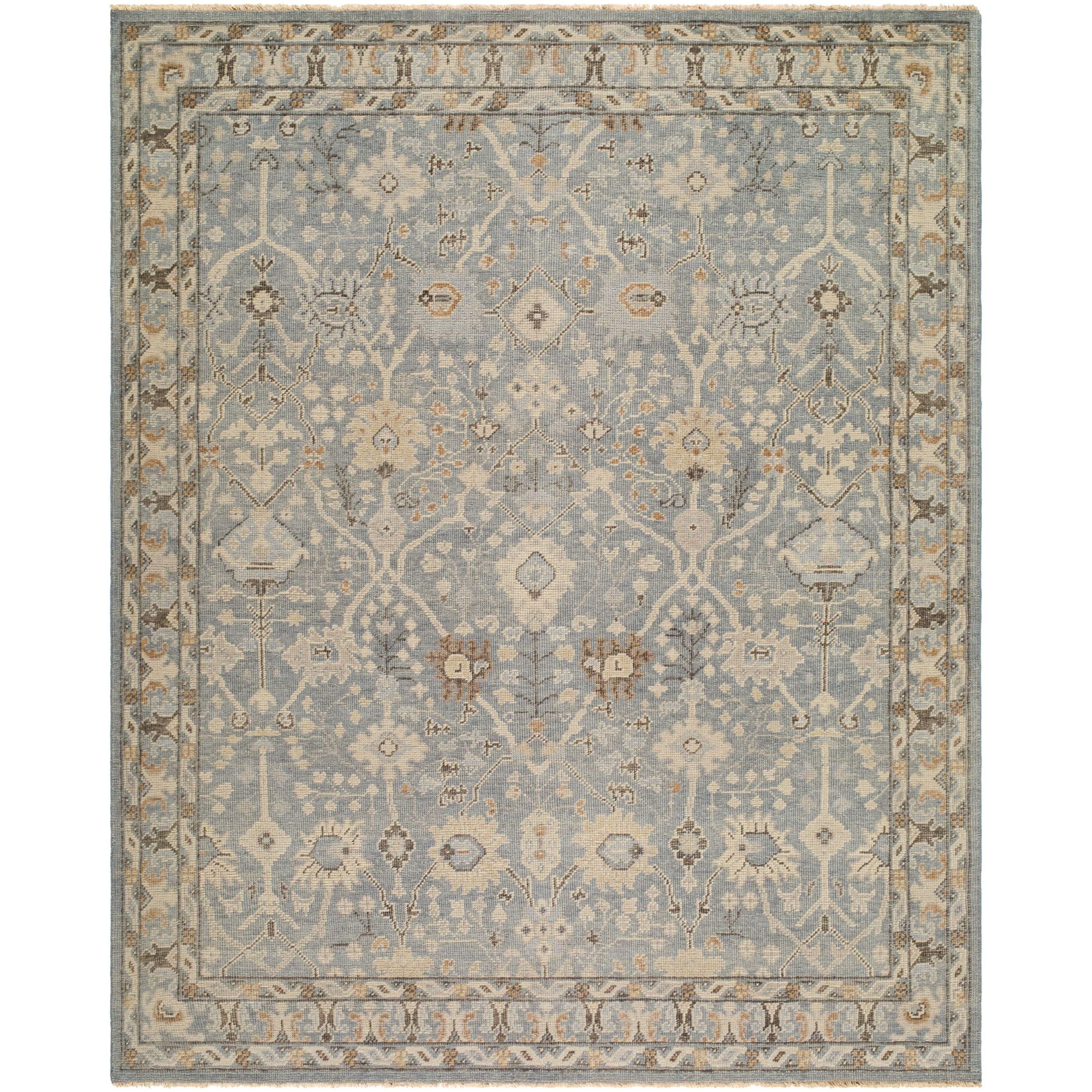 Surya Reign REG-2311 Hand Knotted Rug from the Reign collection in Light Brown, Dark Brown, Dusty Sage, Tan, Olive, Mediu...