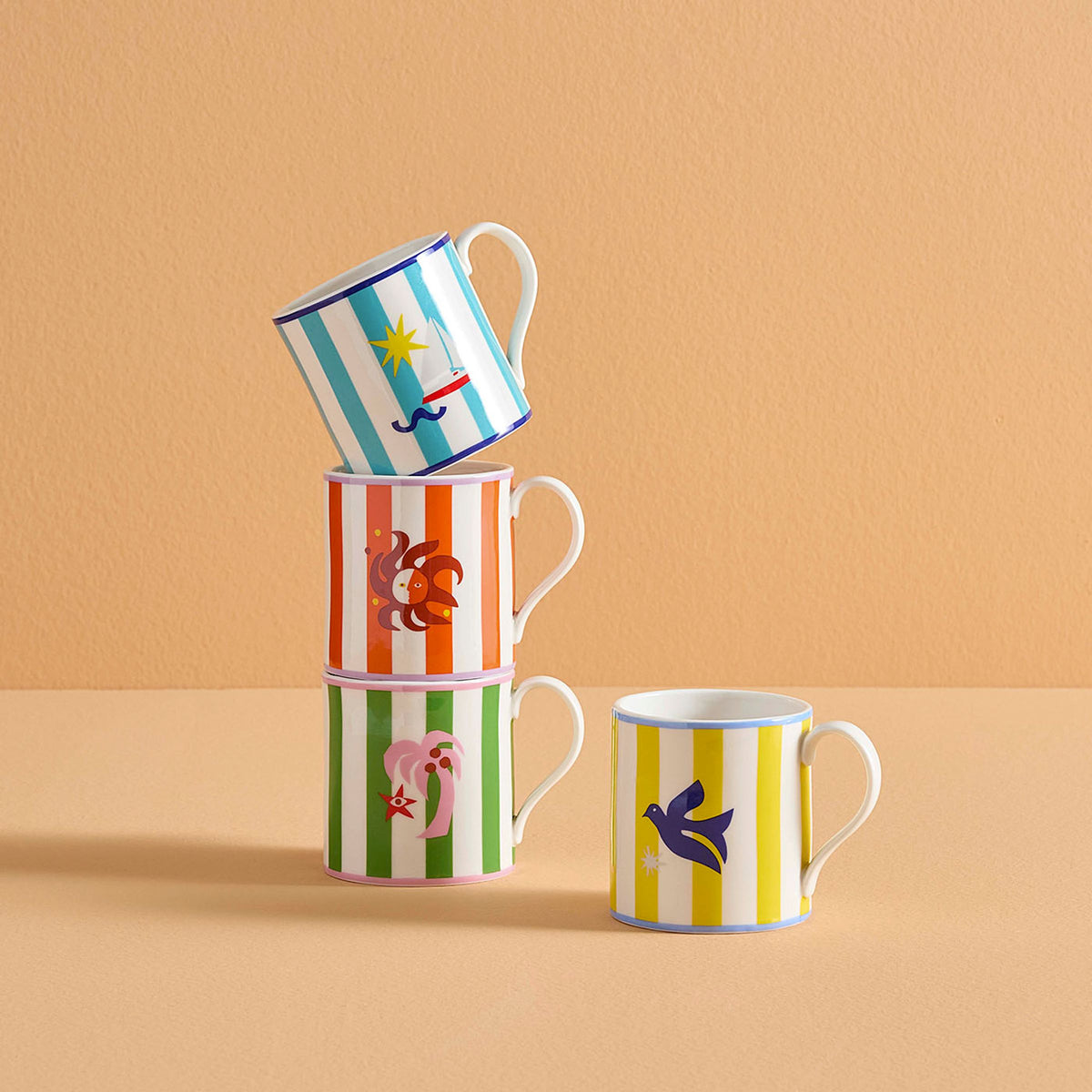 Jonathan Adler Playa Mug Set