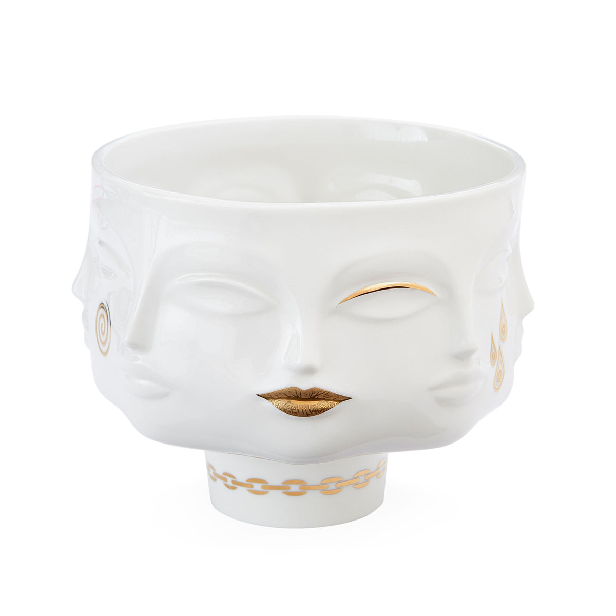 Jonathan Adler Gilded Dora Maar Pedestal Bowl