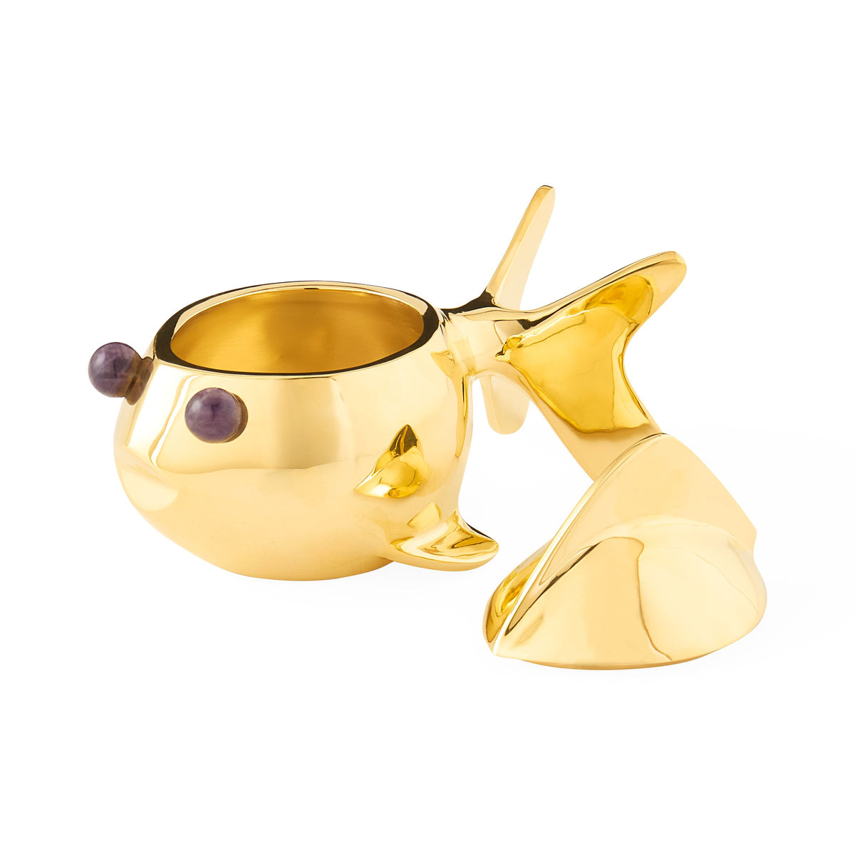 Jonathan Adler Brass Goldfish Box