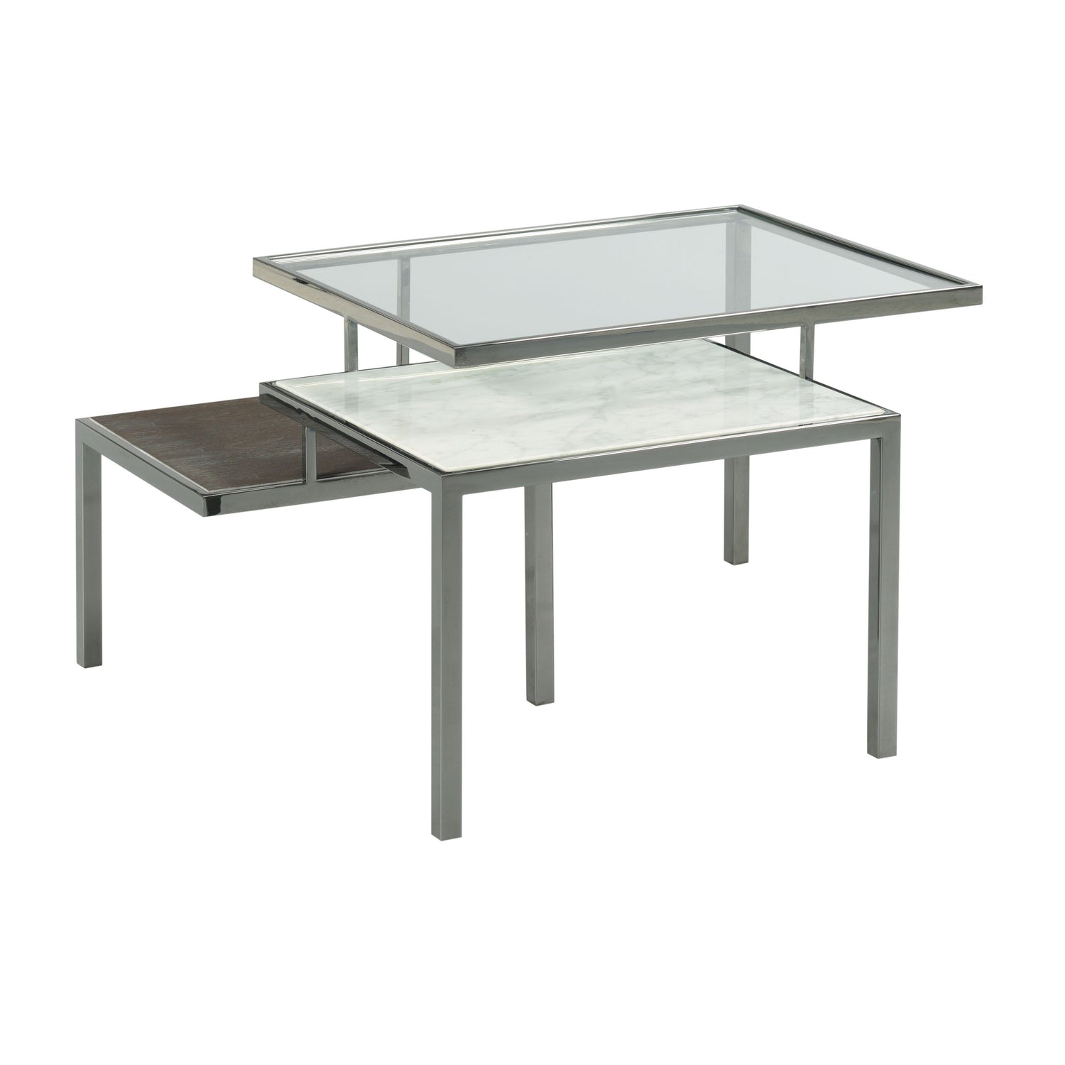 Fairfield Chair Libby Langdon Randall Tier Cocktail Table in Cerused Espresso finish