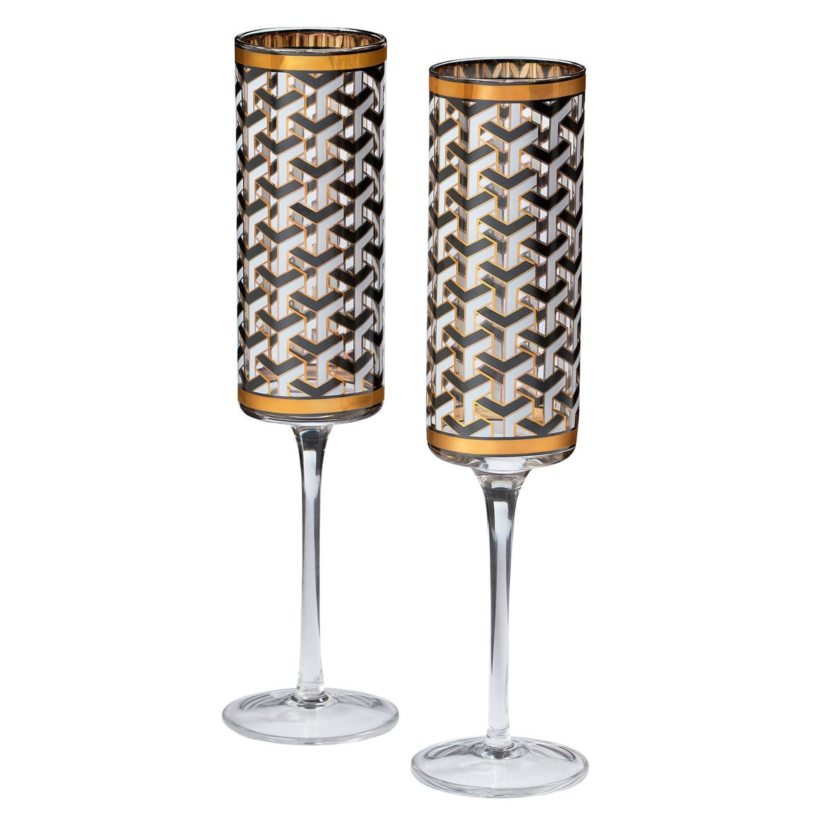 Jonathan Adler Versailles Champagne Flute Set