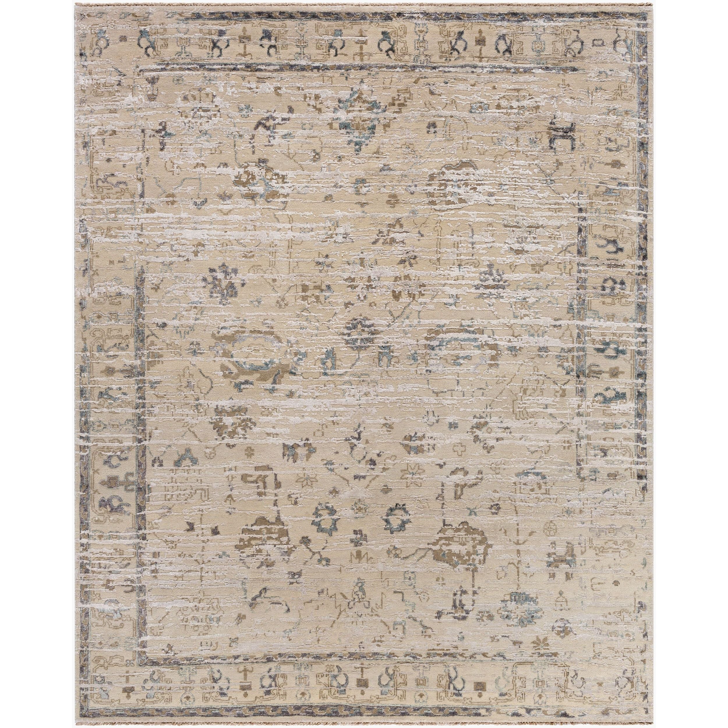 Surya Notting Hill hand-knotted rug in 55% wool, 45% viscose