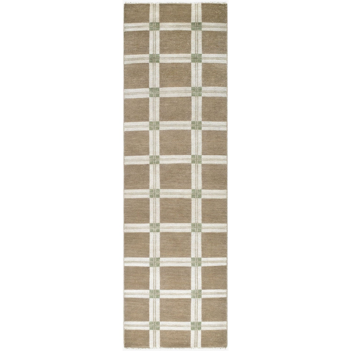 Surya Riviera RIV-2308 Hand Knotted Rug shown flat to display its goldenrod pattern
