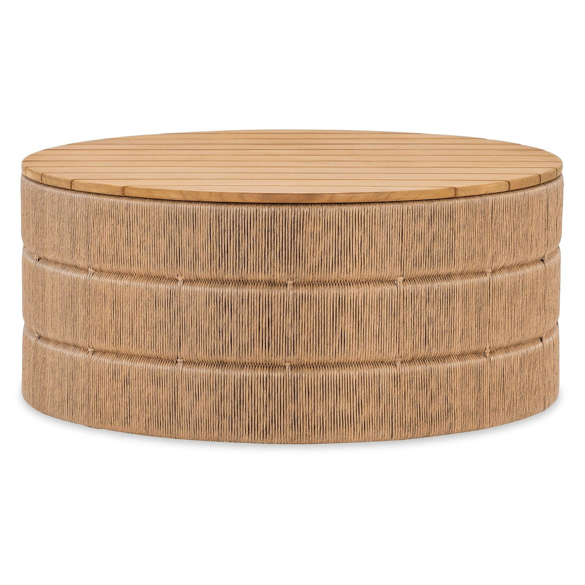 Margaritaville Avalon Outdoor Wicker Storage Coffee Table in Browns, primary product view