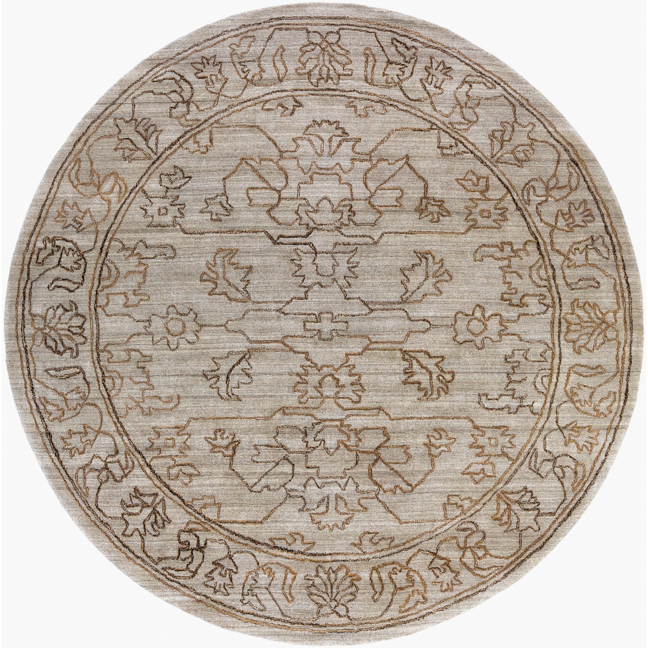 Surya Hightower HTW-3003 hand-knotted rug, updated traditional style