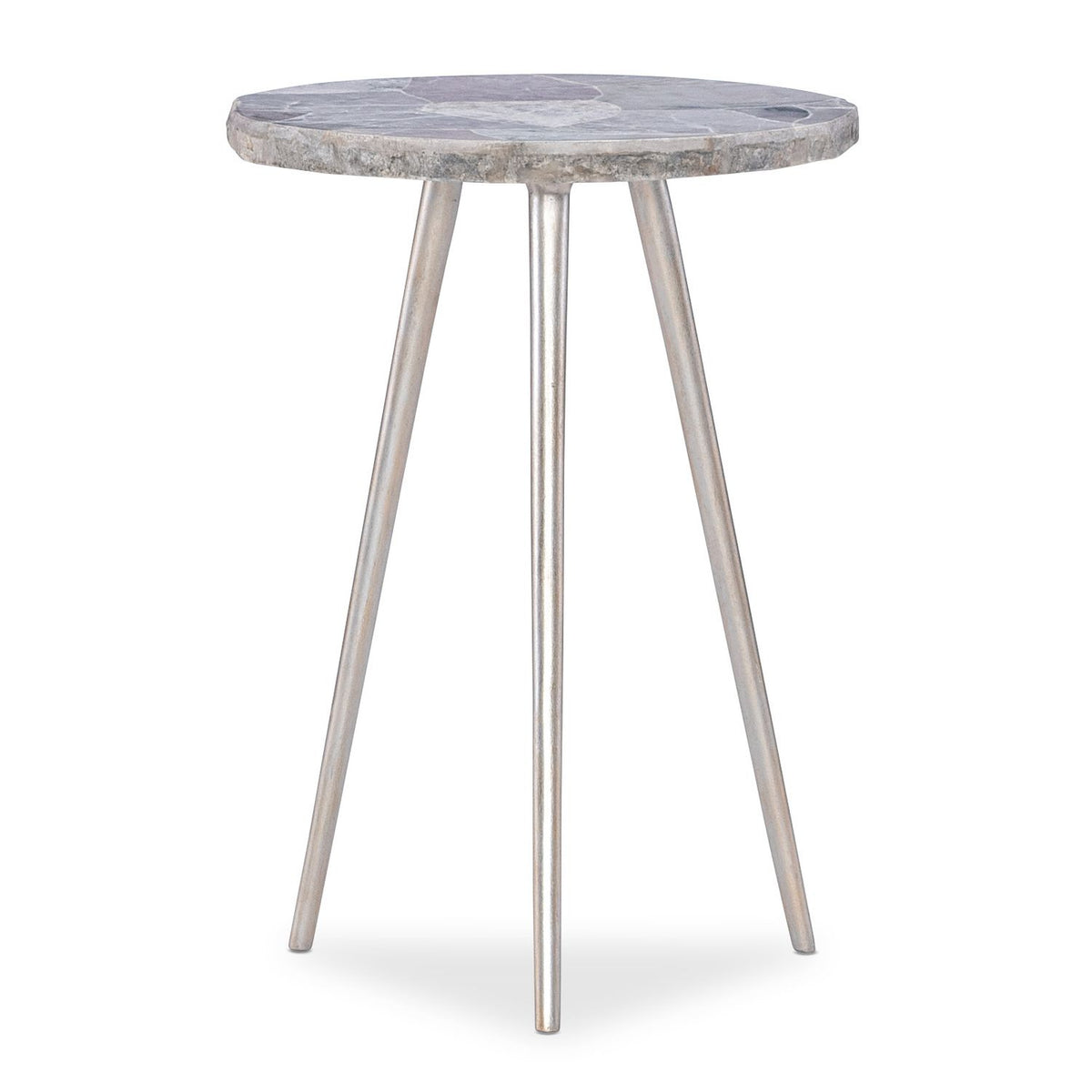 Margaritaville Copper Matrix Accent Table in Copper Matrix stone with champagne metal base, primary product view