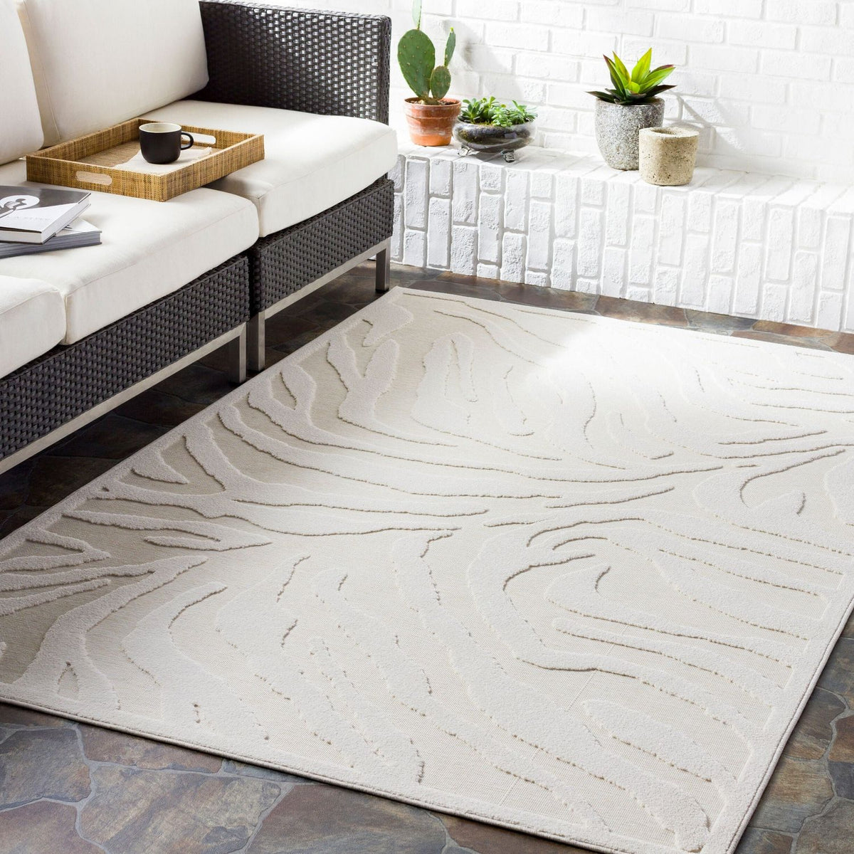 Livabliss Greenwich GWC-2300 Machine Woven Indoor/Outdoor Rug