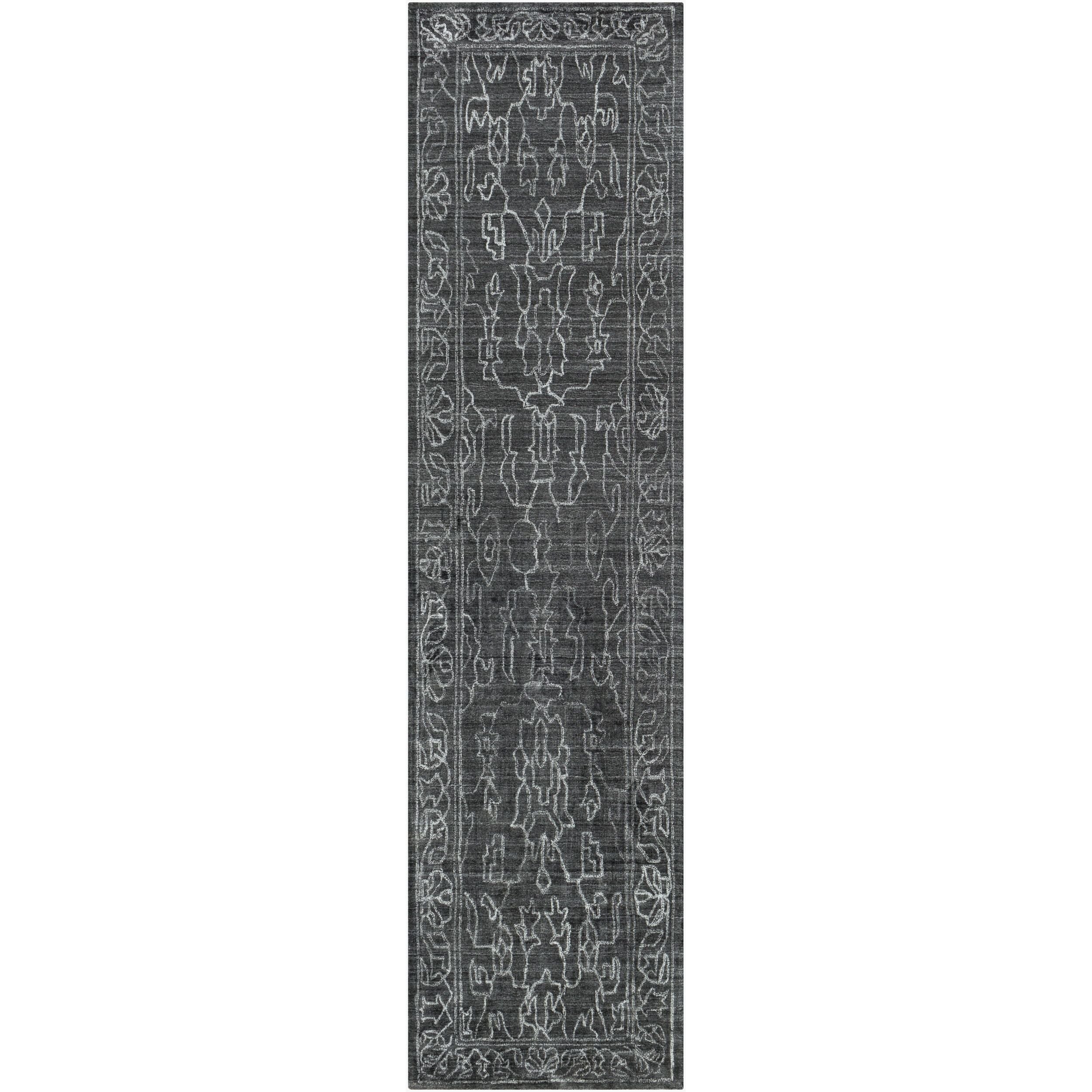 Surya Hightower HTW-3002 rug in Charcoal, Light Gray