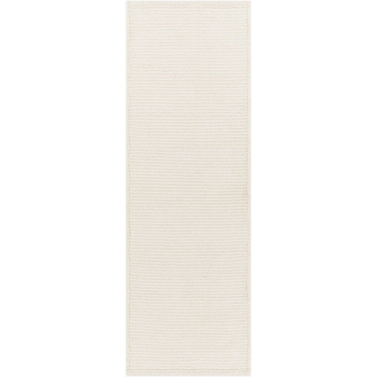 Surya Azalea AZA-2325 Hand Woven Rug shown flat to display its light beige pattern