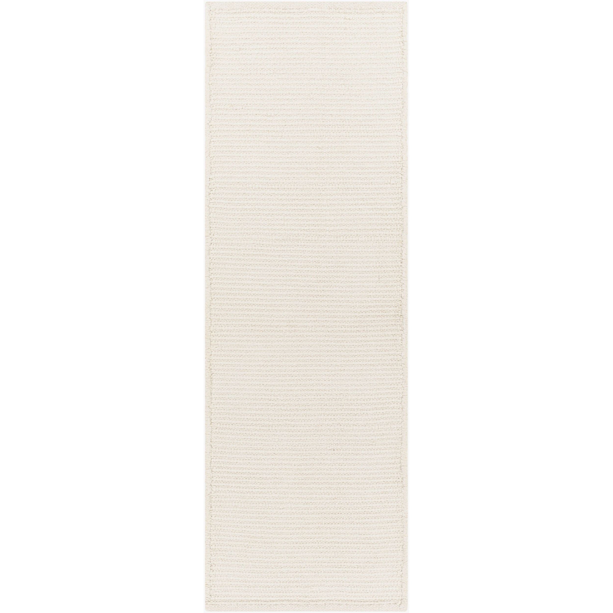 Surya Azalea AZA-2325 Hand Woven Rug shown flat to display its light beige pattern