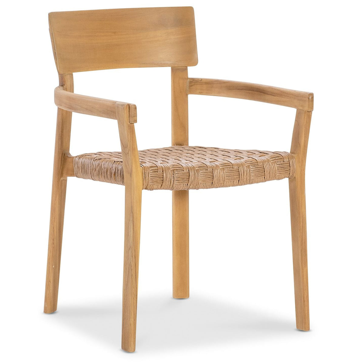 Margaritaville Catalina Outdoor Cushionless Dining Chair in Browns, primary product view
