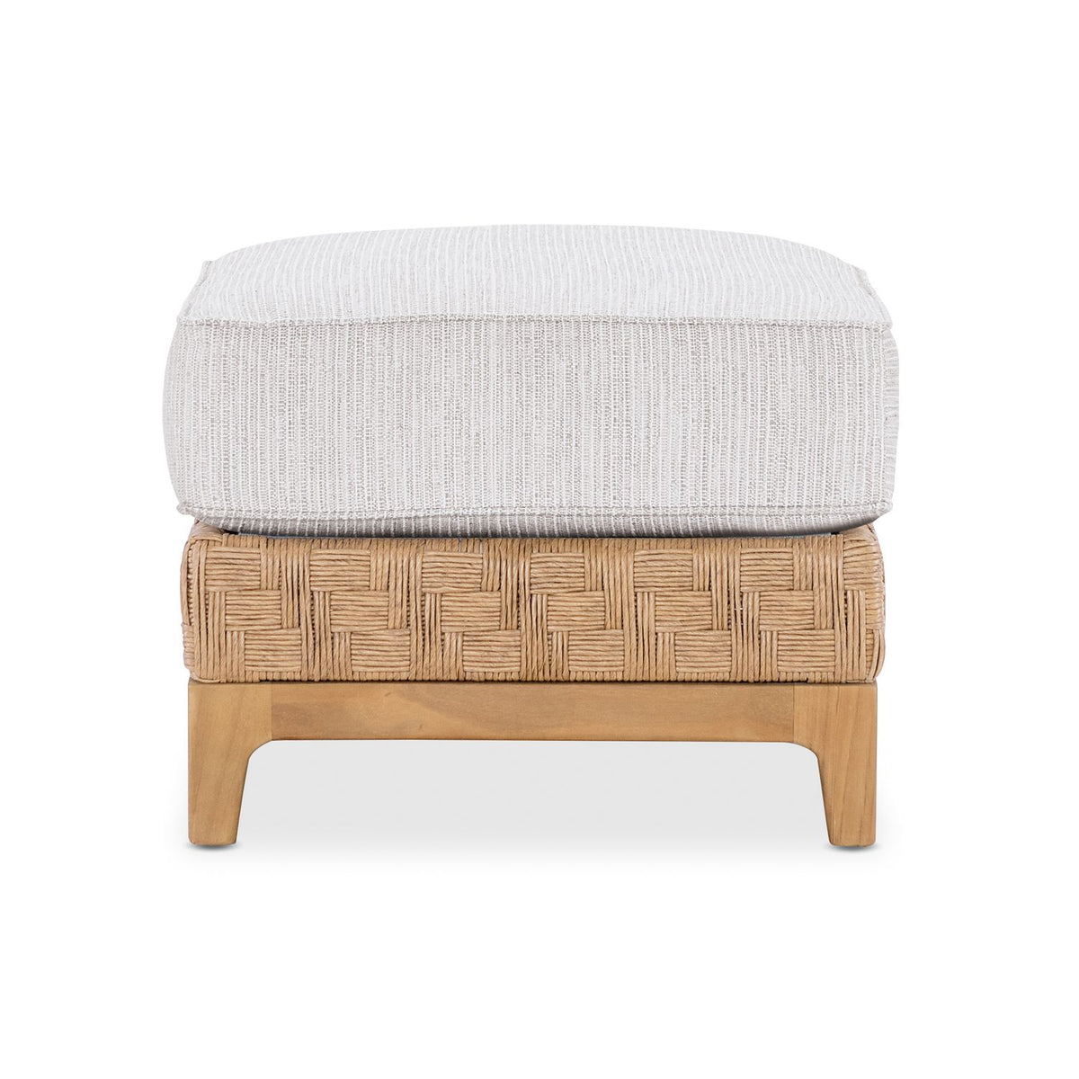 Margaritaville Catalina Outdoor Ottoman in Poros Dune