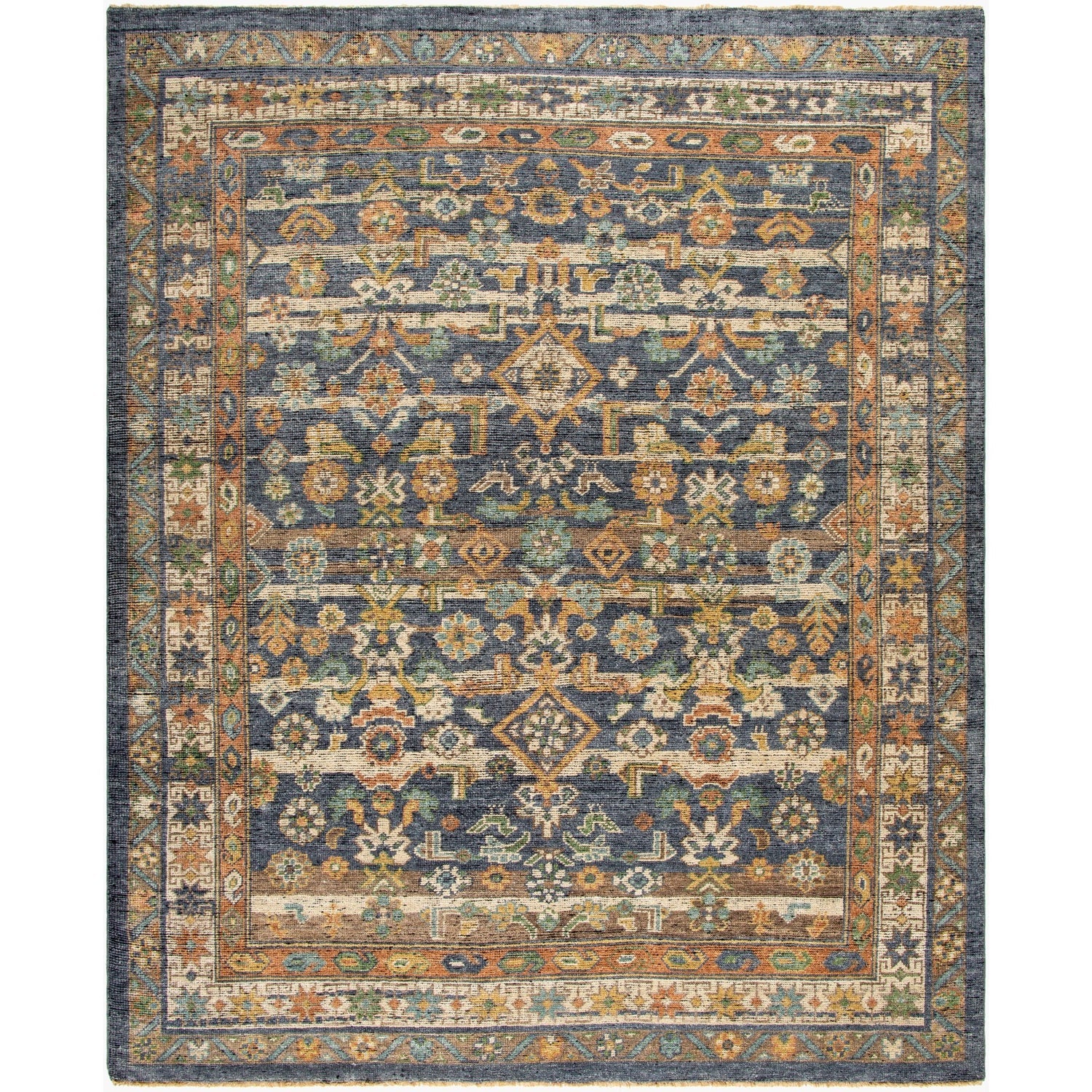 Surya Reign REG-2324 Hand Knotted Rug, low-pile area rug made in India