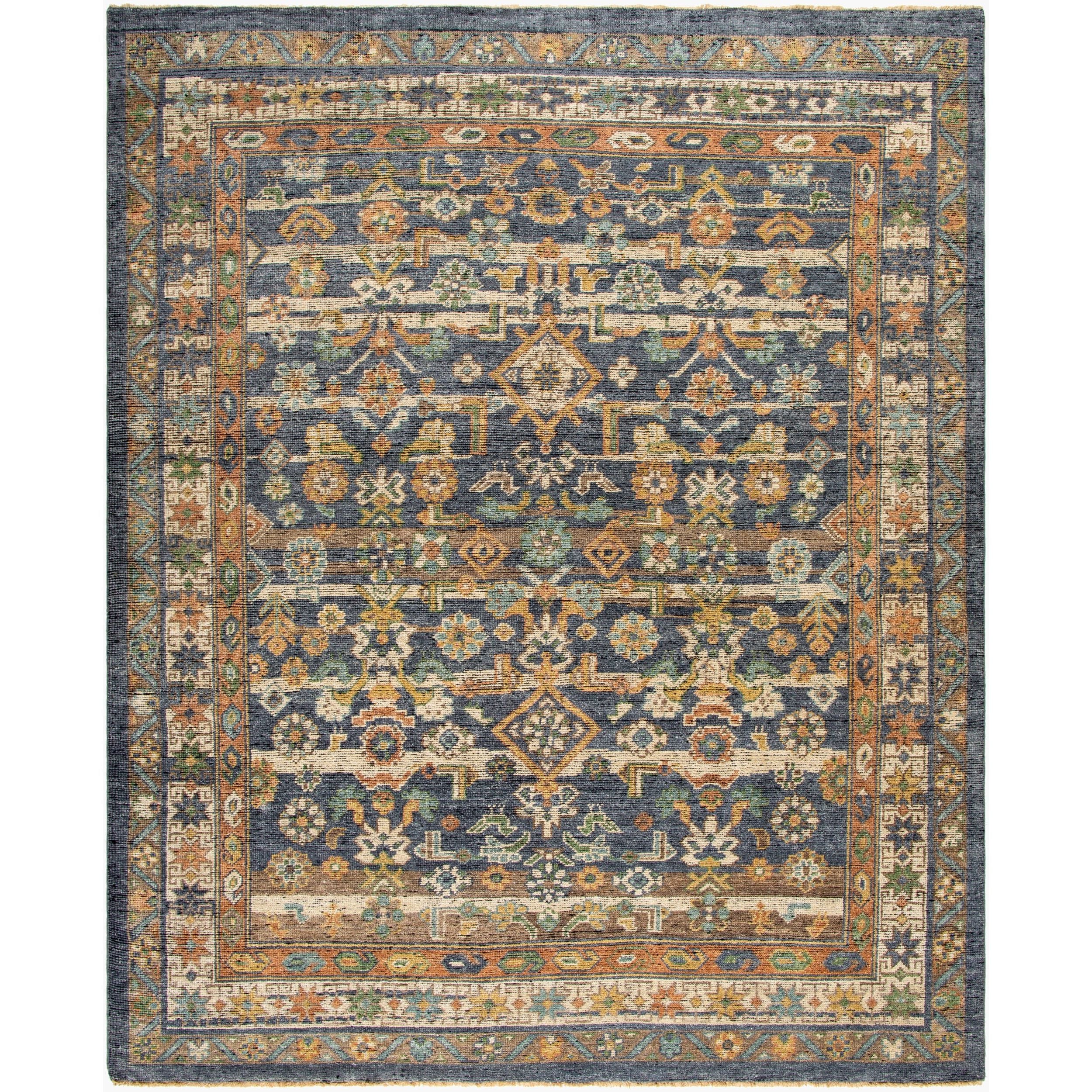 Surya Reign REG-2324 Hand Knotted Rug, low-pile area rug made in India